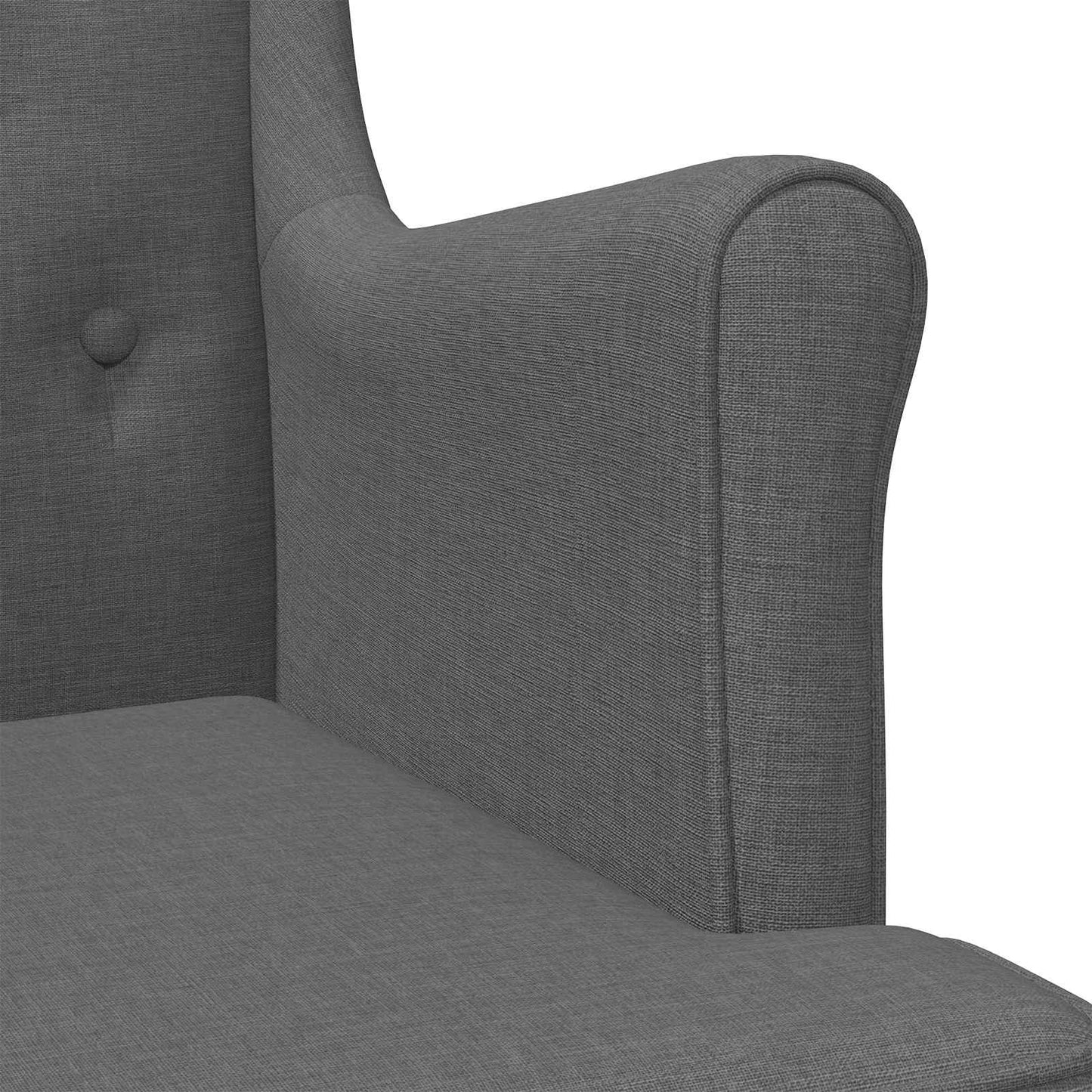 Sessel Dunkelgrau Stoff
