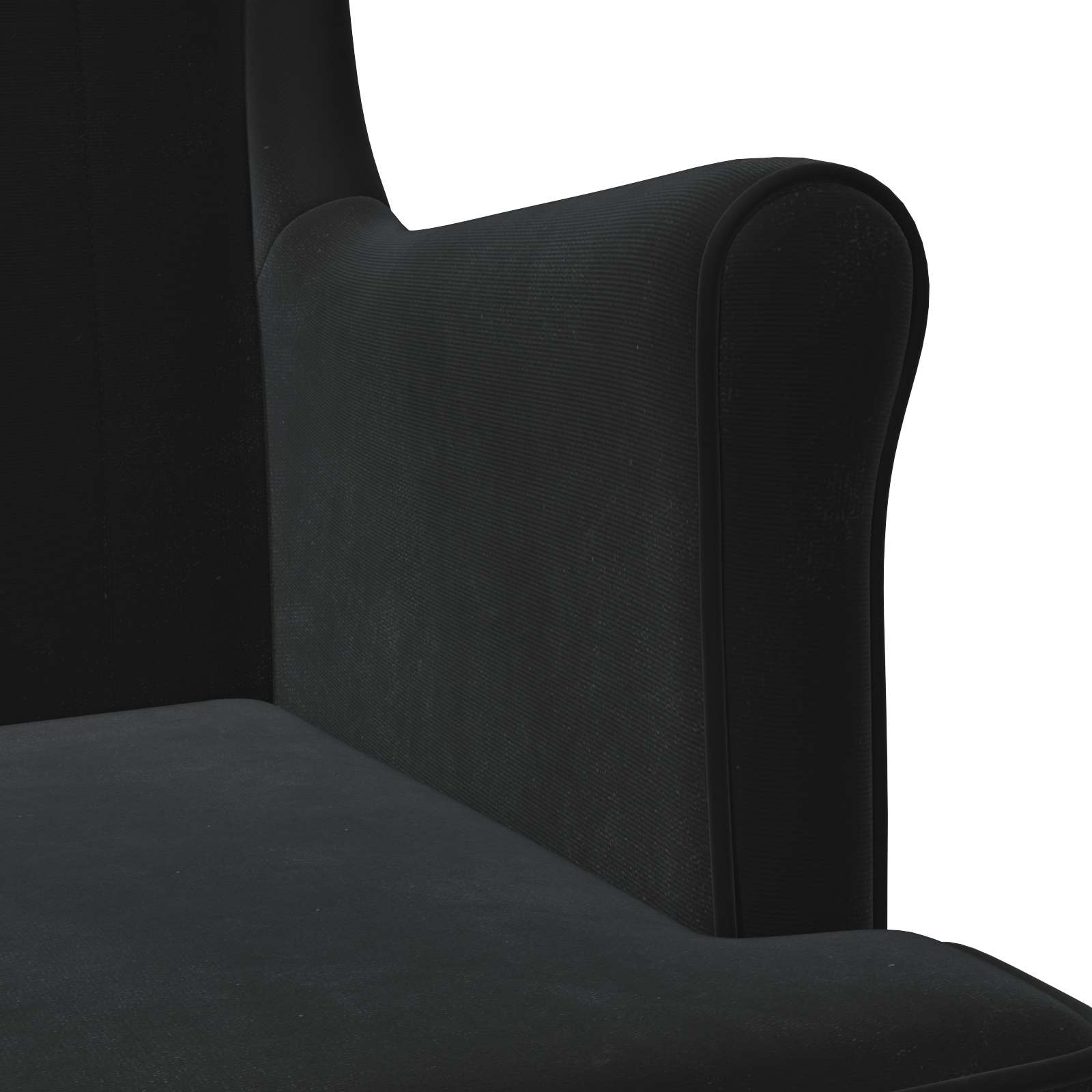 Sessel Schwarz Samt