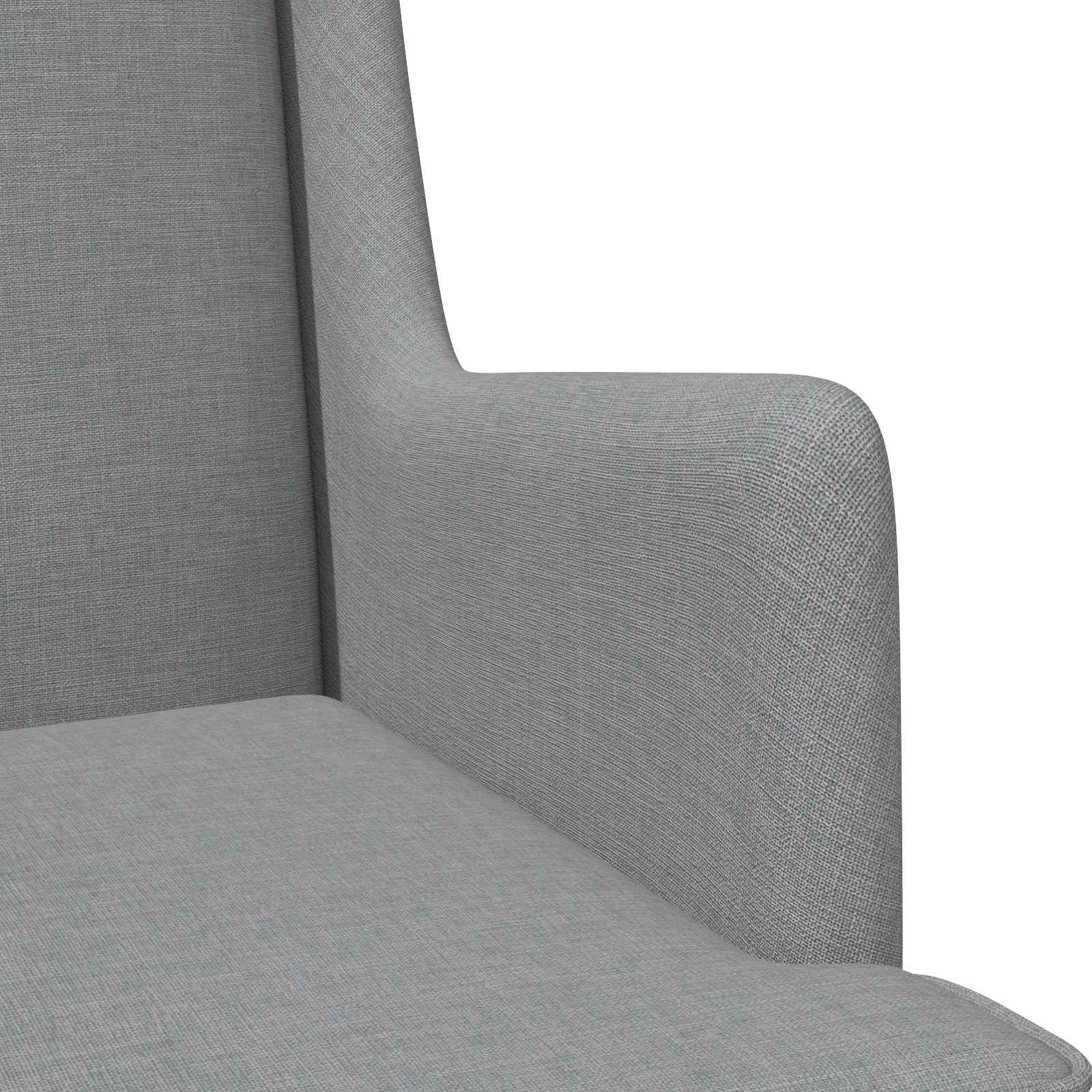 Sessel Hellgrau Stoff