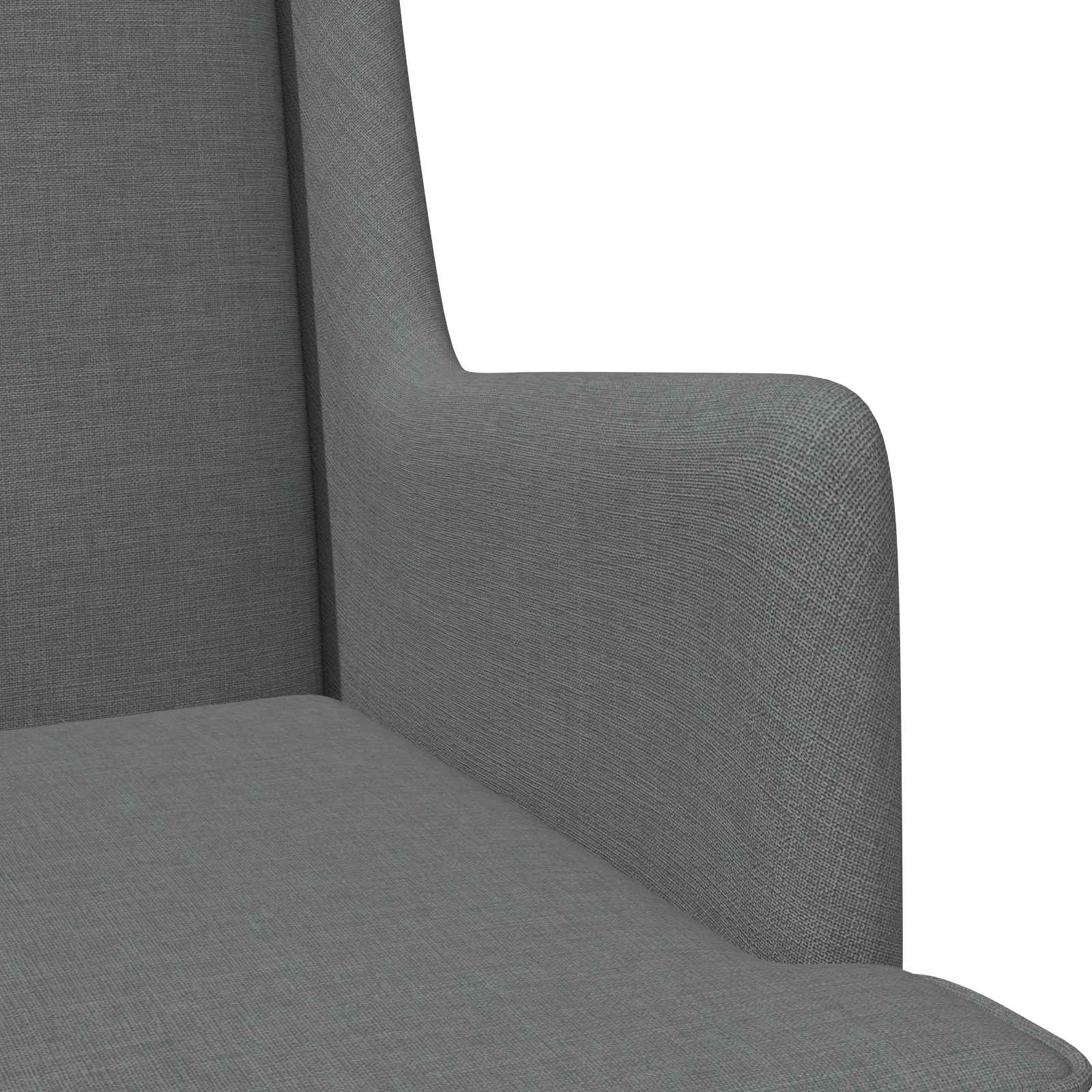 Sessel Dunkelgrau Stoff