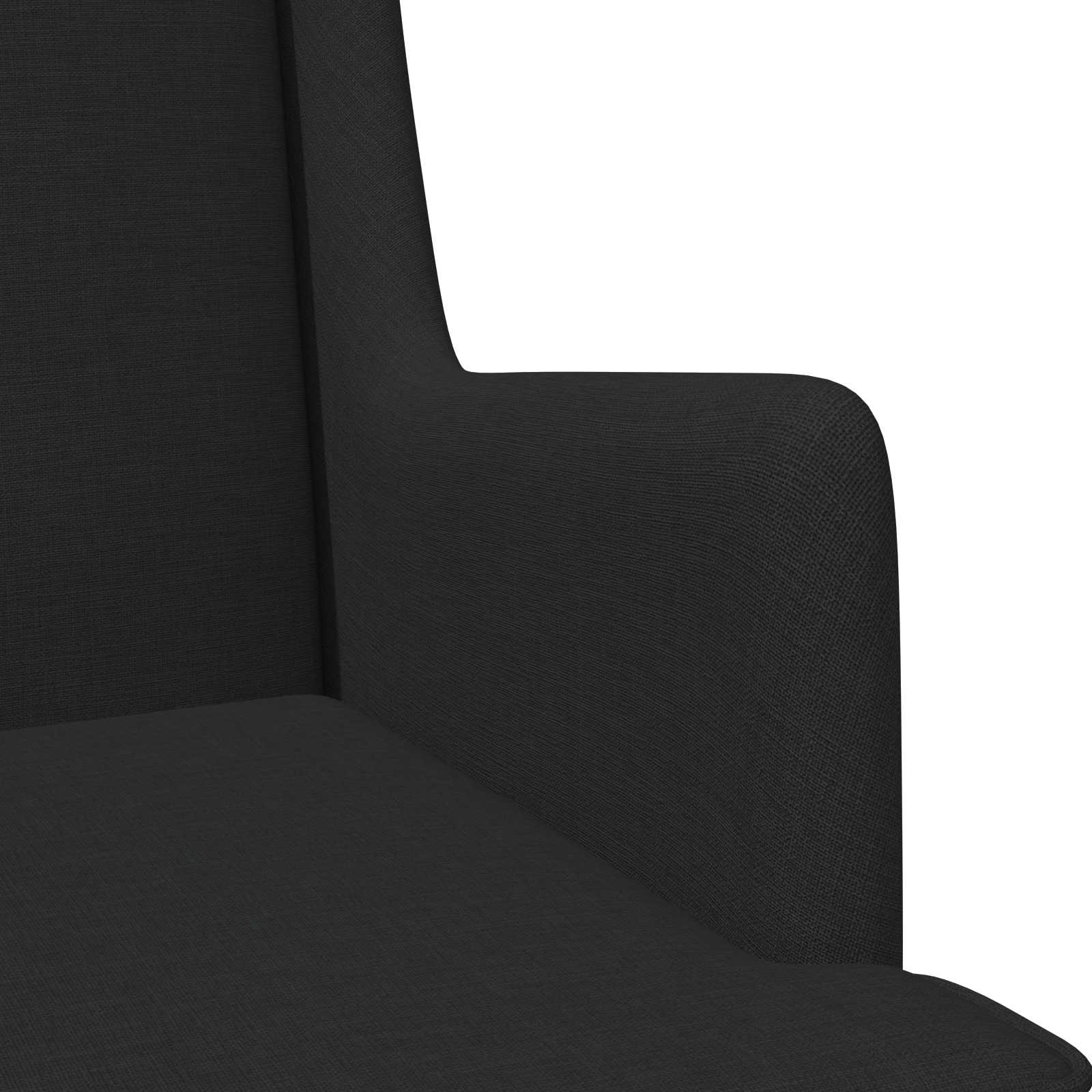 Sessel Schwarz Stoff