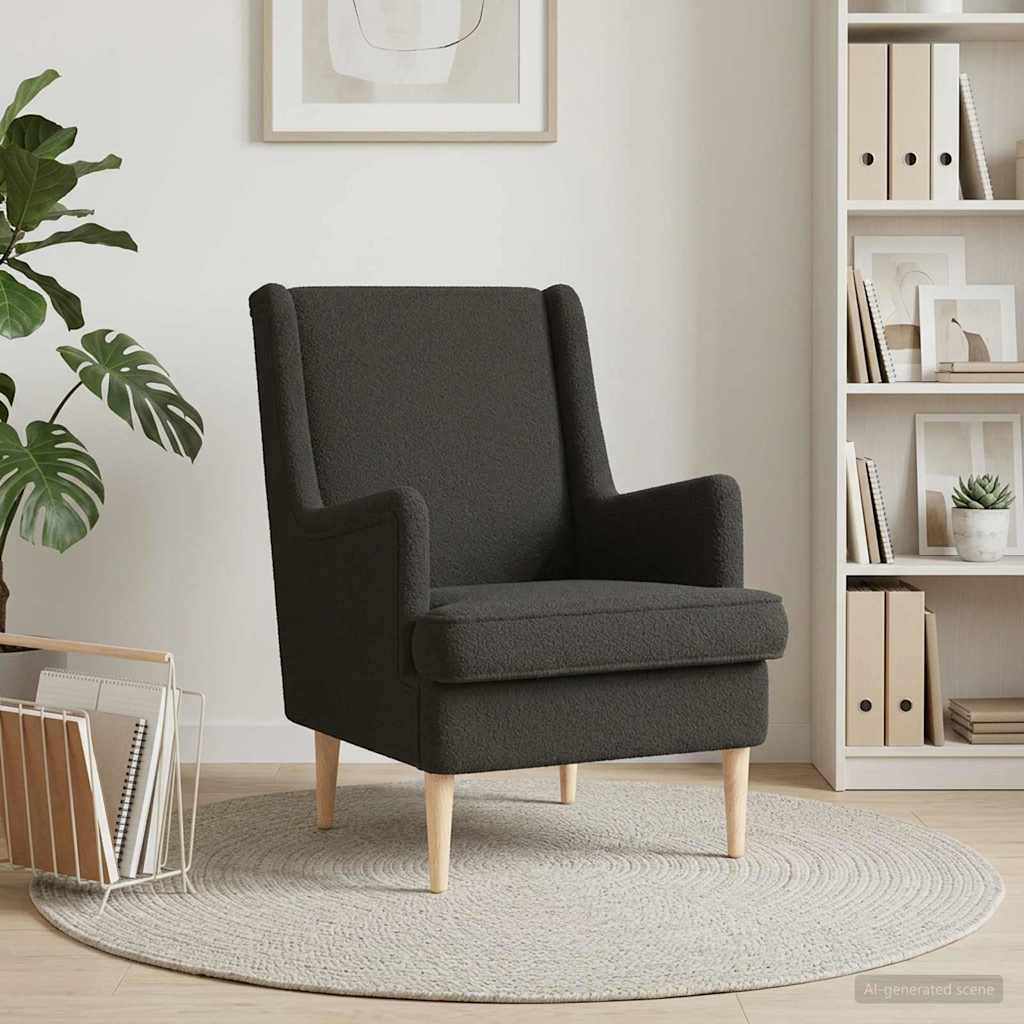 Sessel Schwarz Stoff