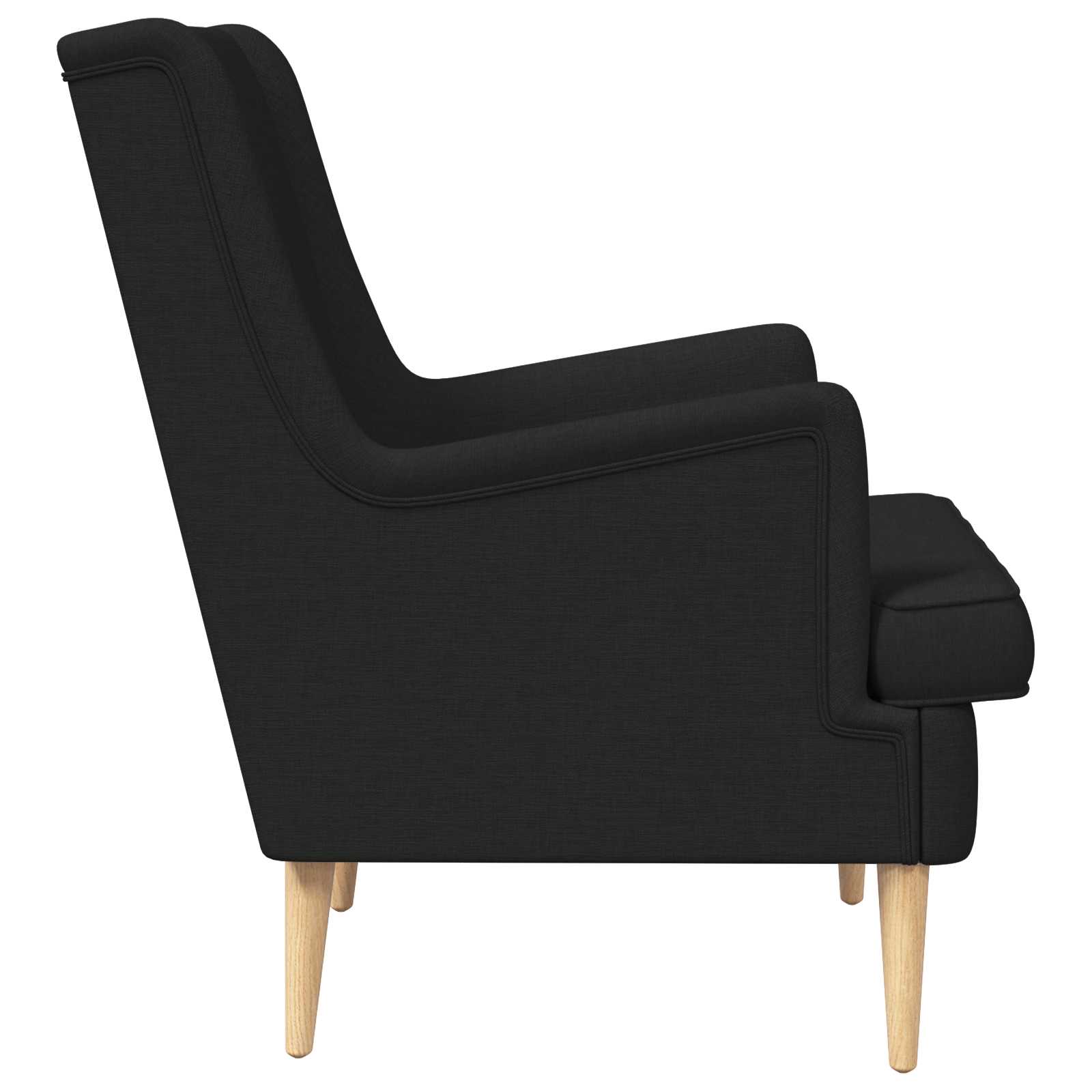 Sessel Schwarz Stoff