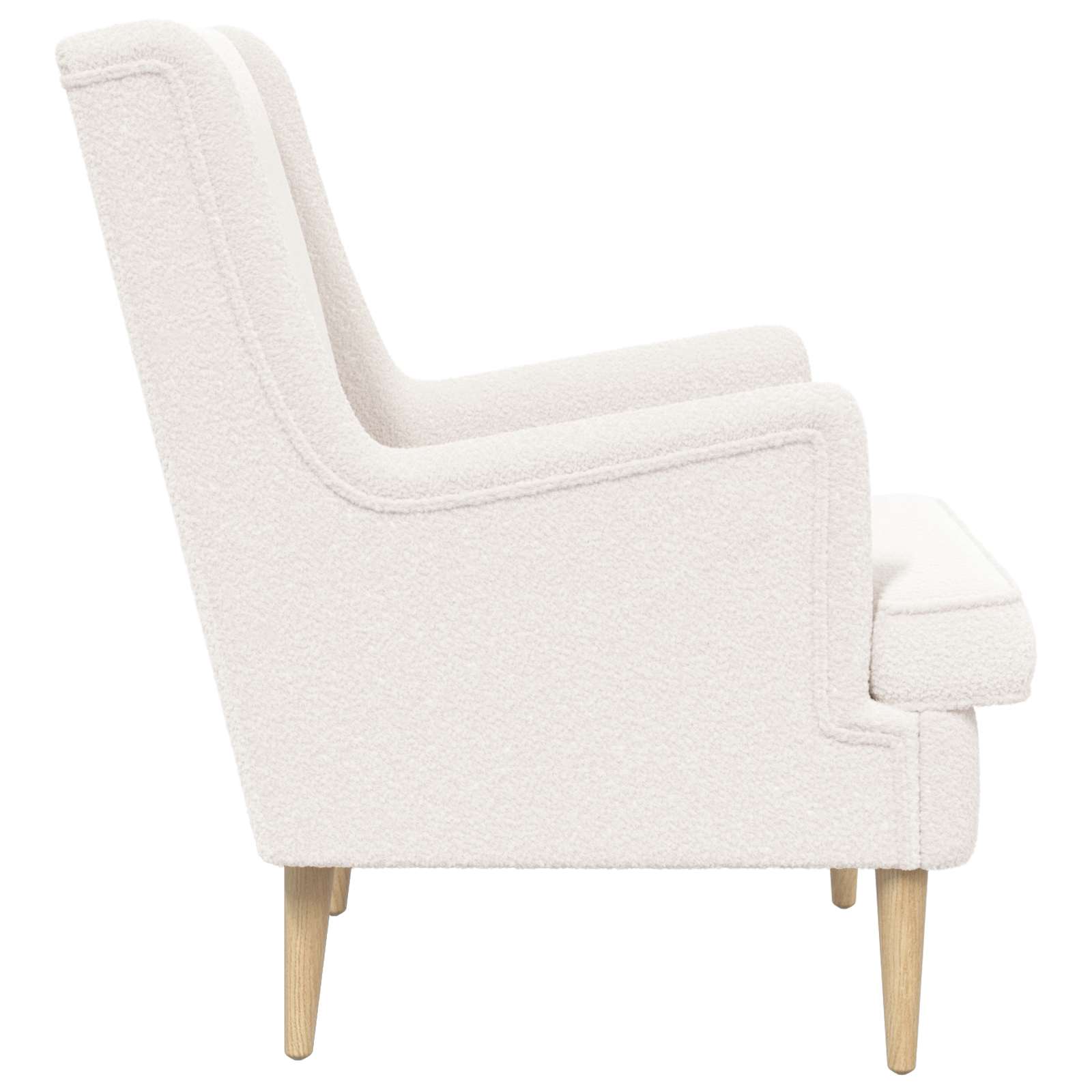 Sessel Creme Bouclé