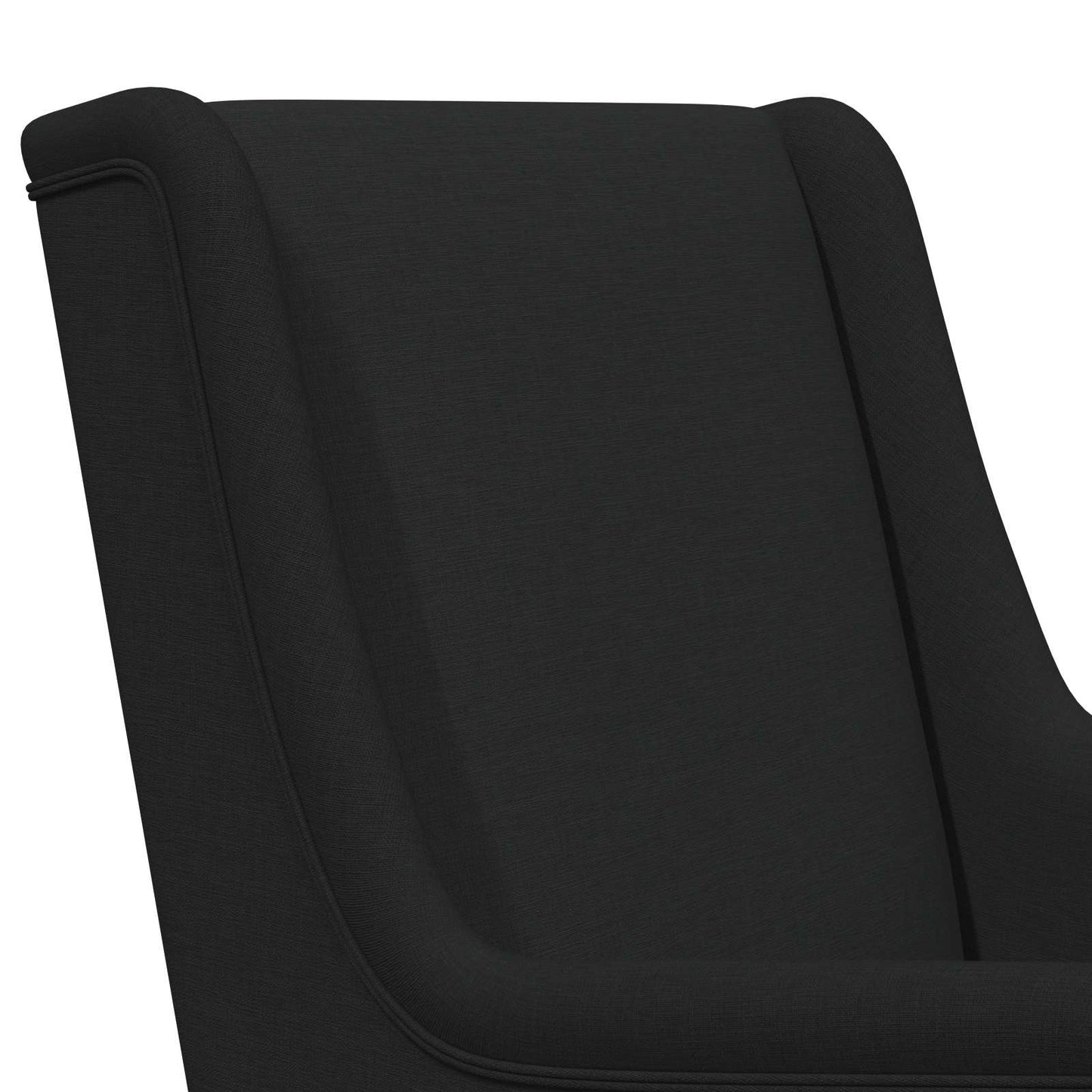Schaukelstuhl Schwarz 62 x 80 x 85 cm Stoff