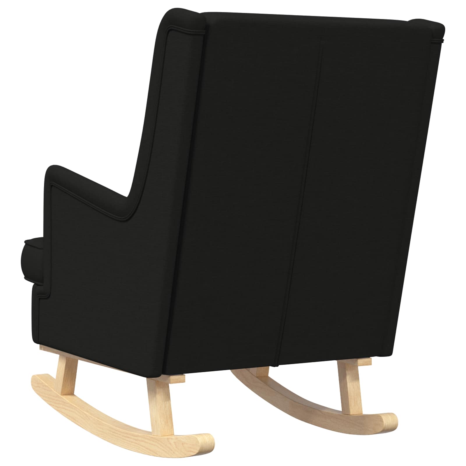Schaukelstuhl Schwarz 62 x 80 x 85 cm Stoff