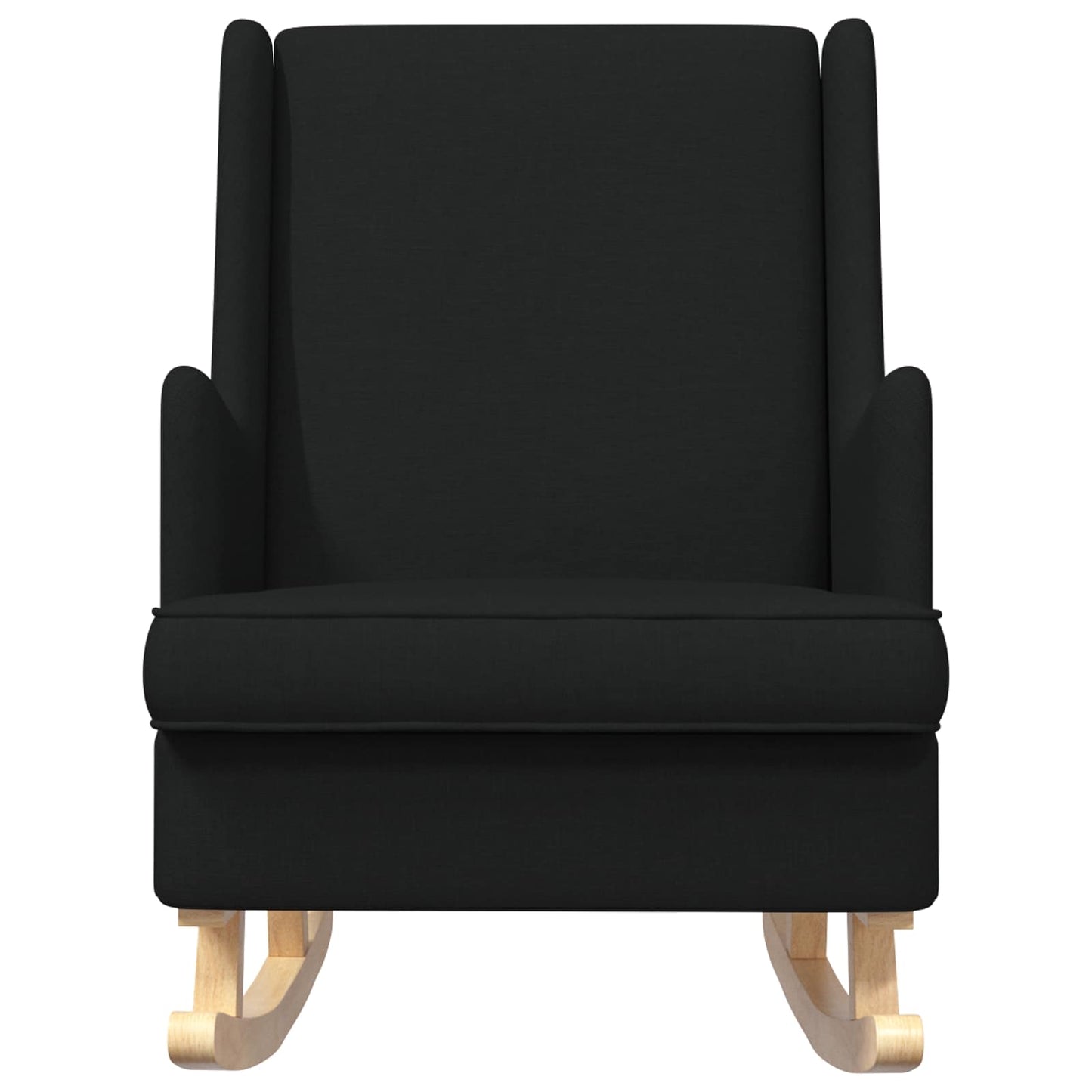 Schaukelstuhl Schwarz 62 x 80 x 85 cm Stoff
