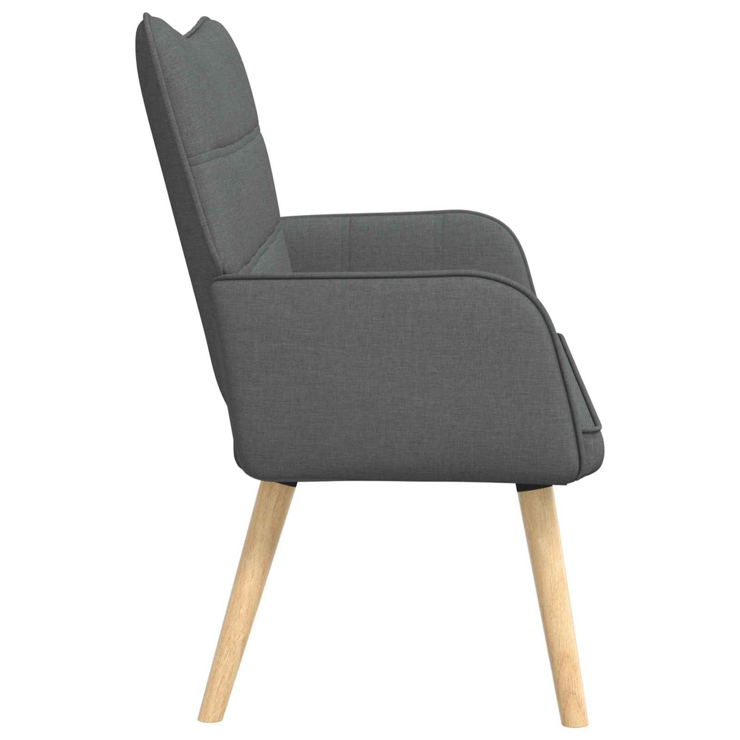 2-Sitzer Sofa Dunkelgrau 115 x 61 x 87 cm Stoff