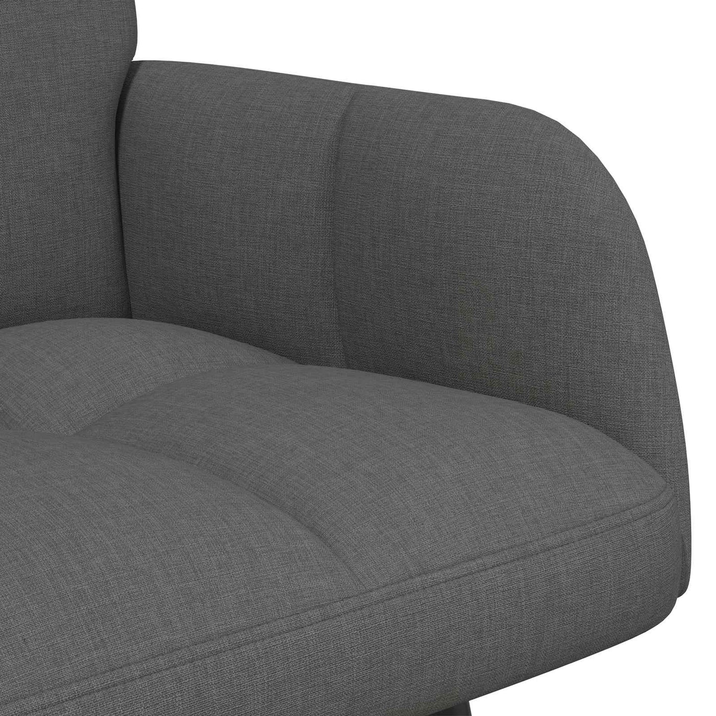 2-Sitzer Sofa Dunkelgrau 115 x 61 x 87 cm Stoff