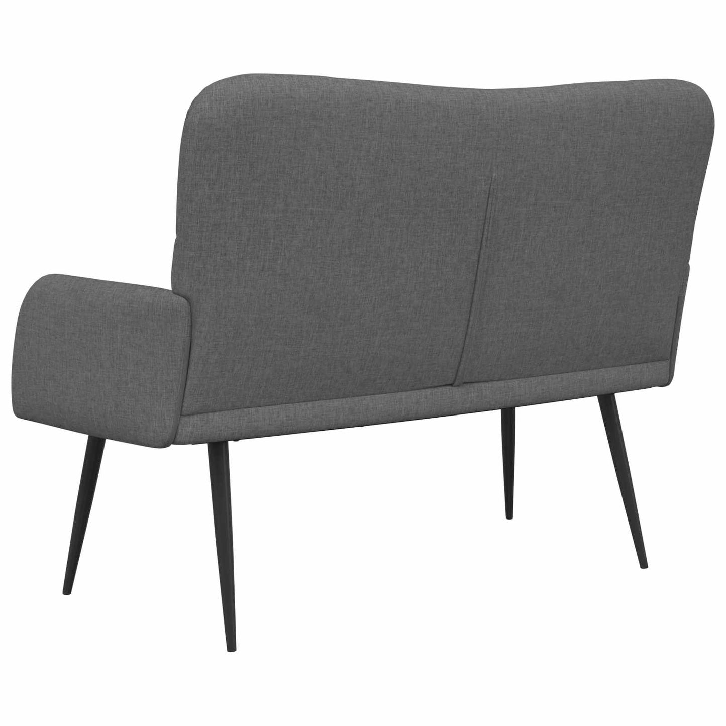 2-Sitzer Sofa Dunkelgrau 115 x 61 x 87 cm Stoff
