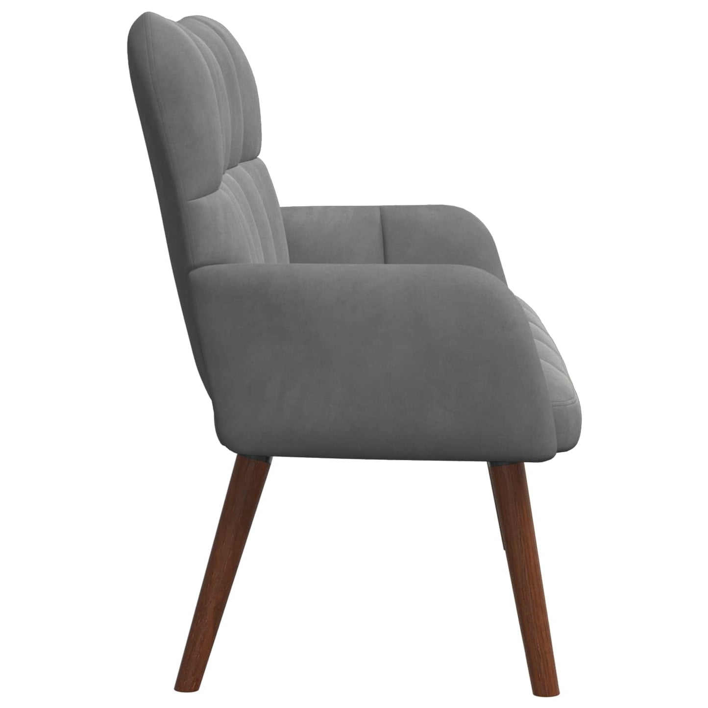 2-Sitzer Sofa Dunkelgrau 115 x 61 x 87 cm Samt