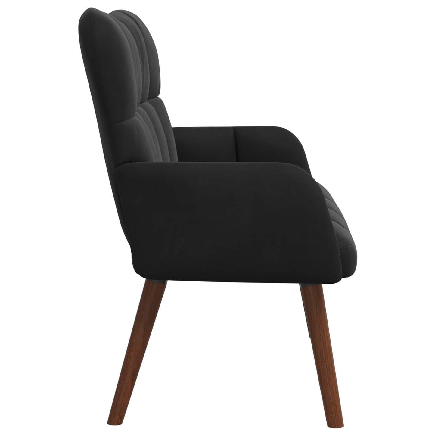 2-Sitzer Sofa Schwarz 115 x 61 x 87 cm Samt