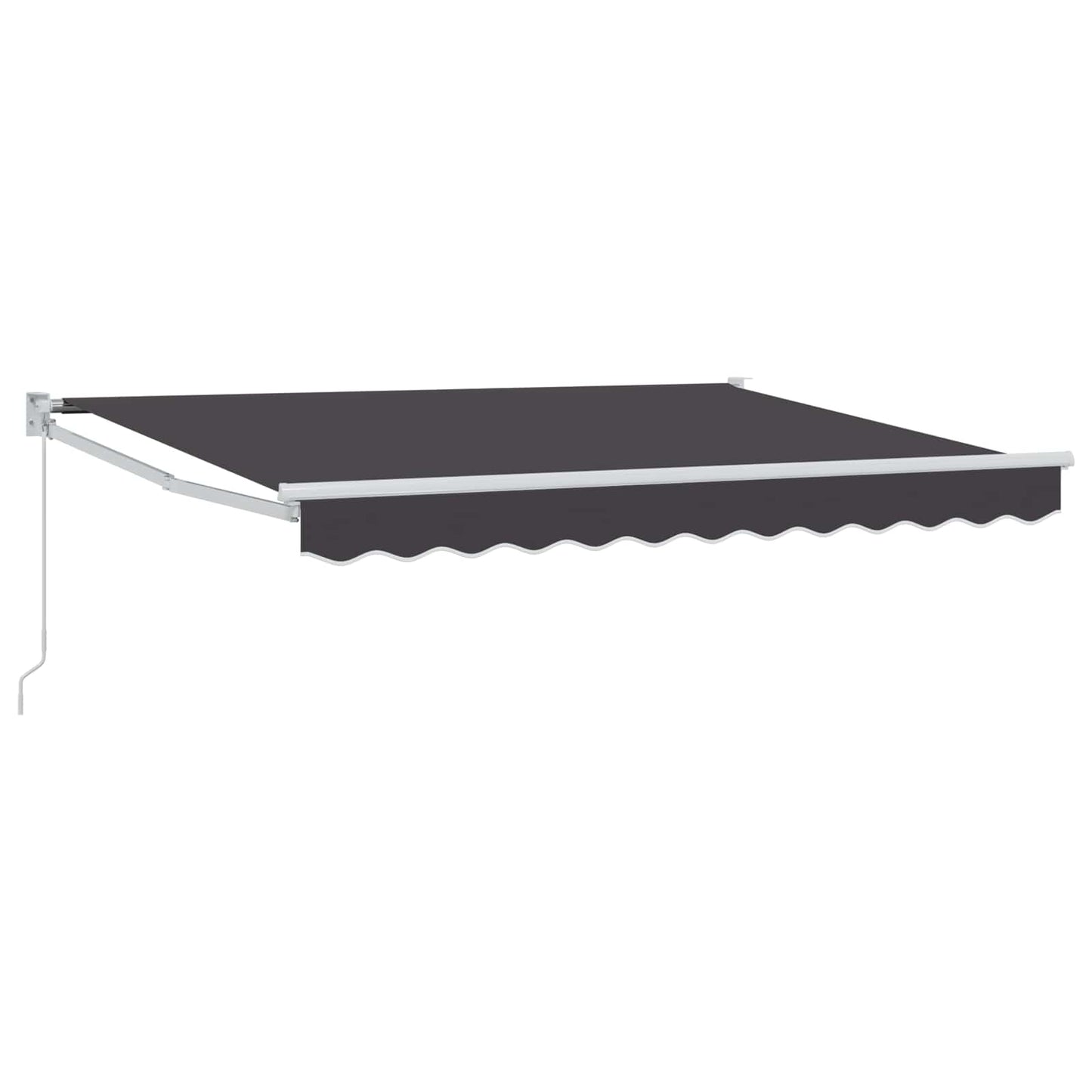 Ausziehbare Markise Anthrazit 3,5 x 2 m