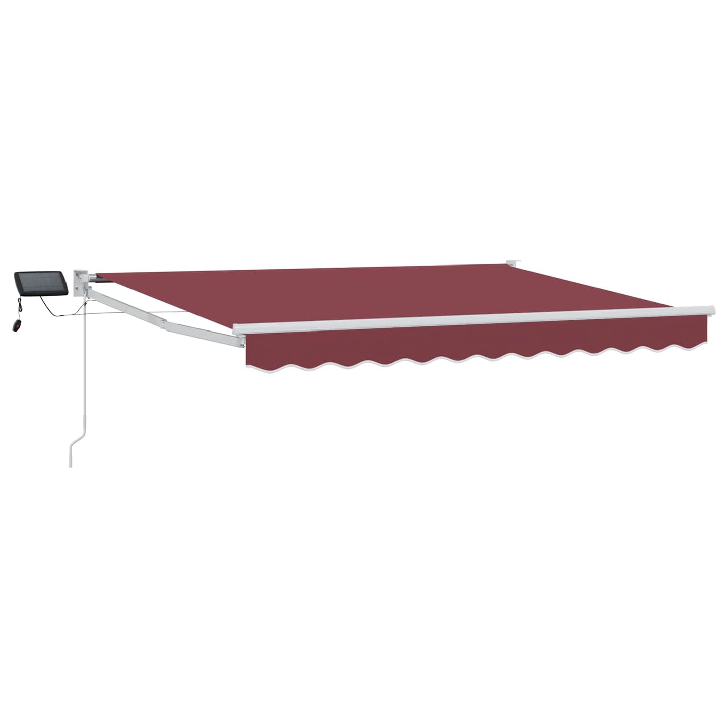 Manuelle Gelenkarmmarkise mit LEDs 3 x 2,5 m