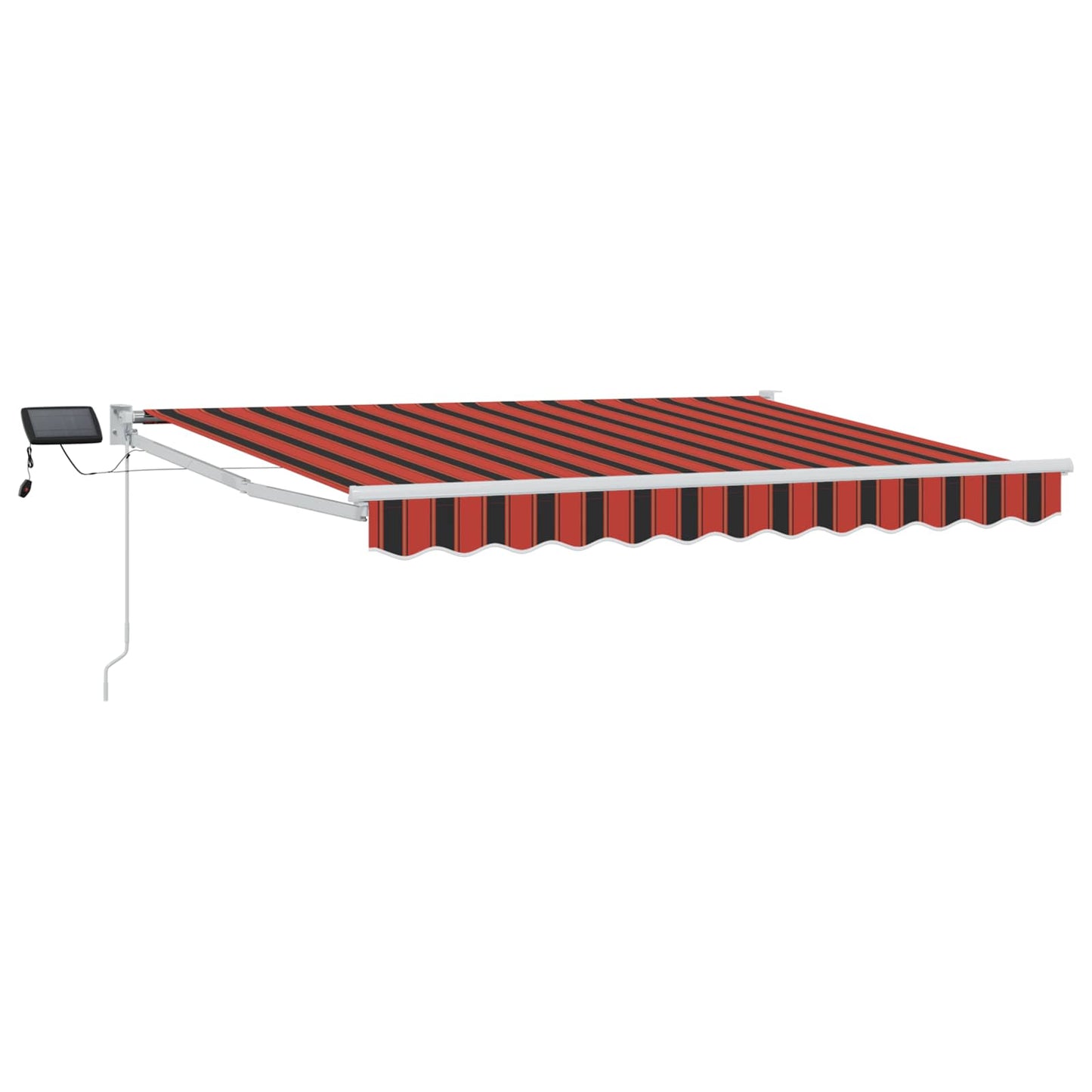 Manuelle Gelenkarmmarkise mit LEDs 3,5 x 2,5 m