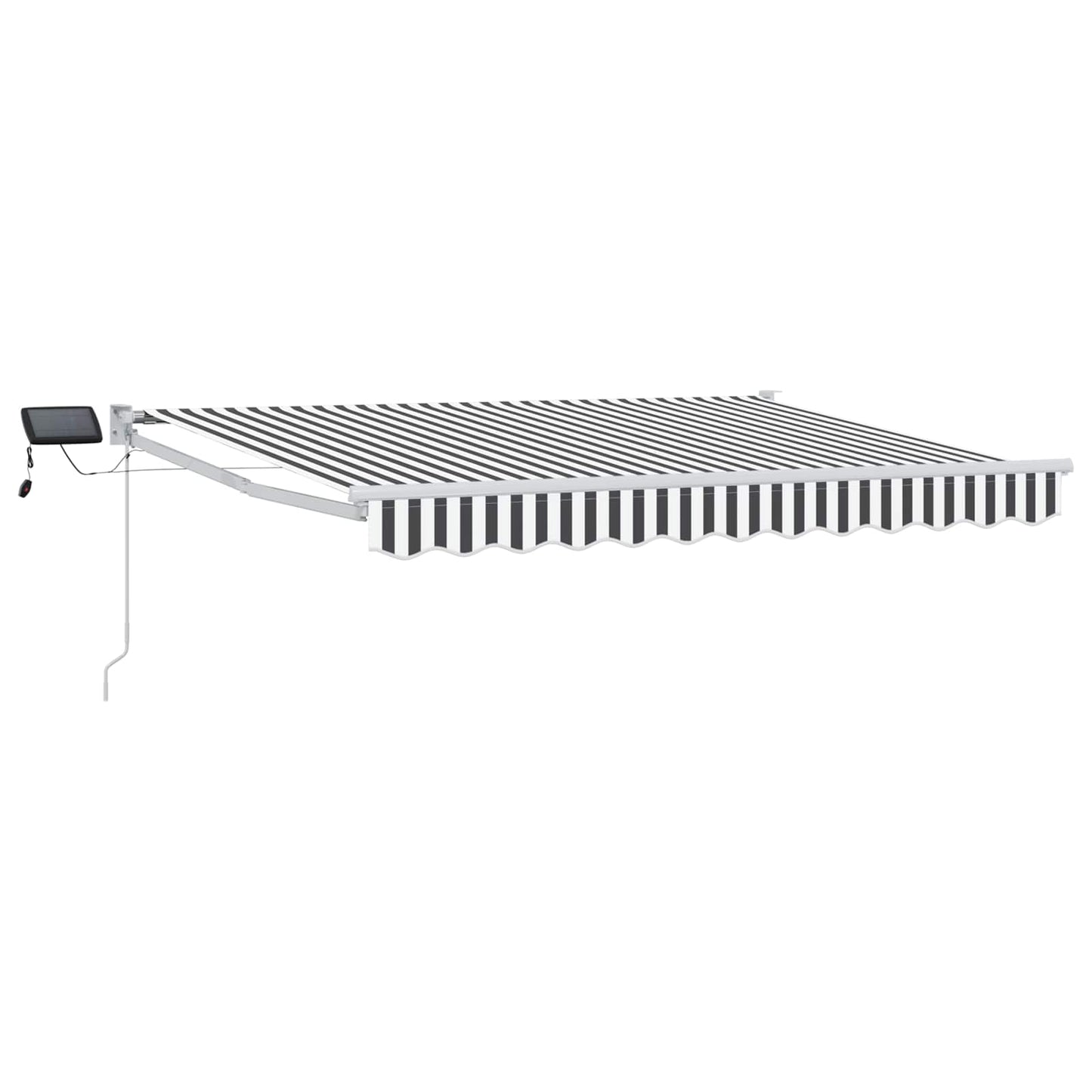 Manuelle Gelenkarmmarkise mit LEDs 3,5 x 2,5 m