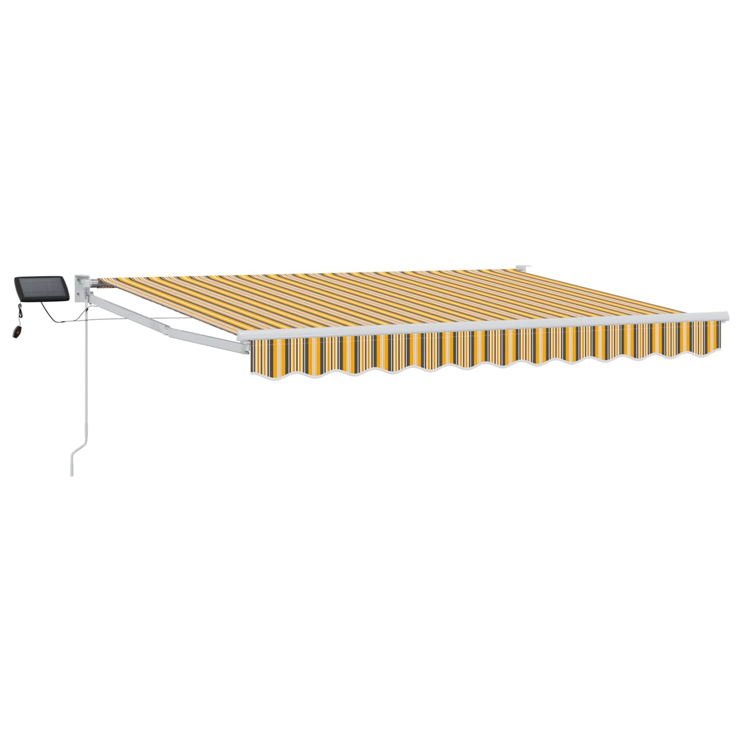 Manuelle Gelenkarmmarkise mit LEDs 3,5 x 2,5 m