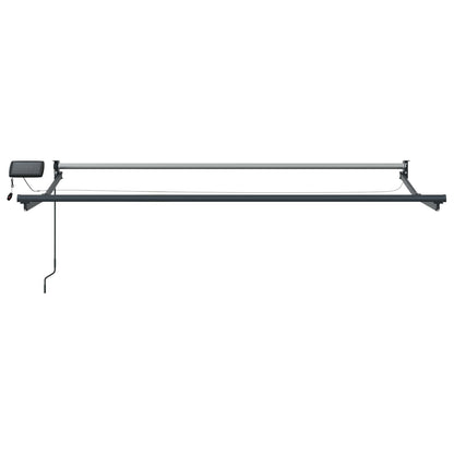 Manuelle Gelenkarmmarkise mit LEDs 3 x 2,5 m