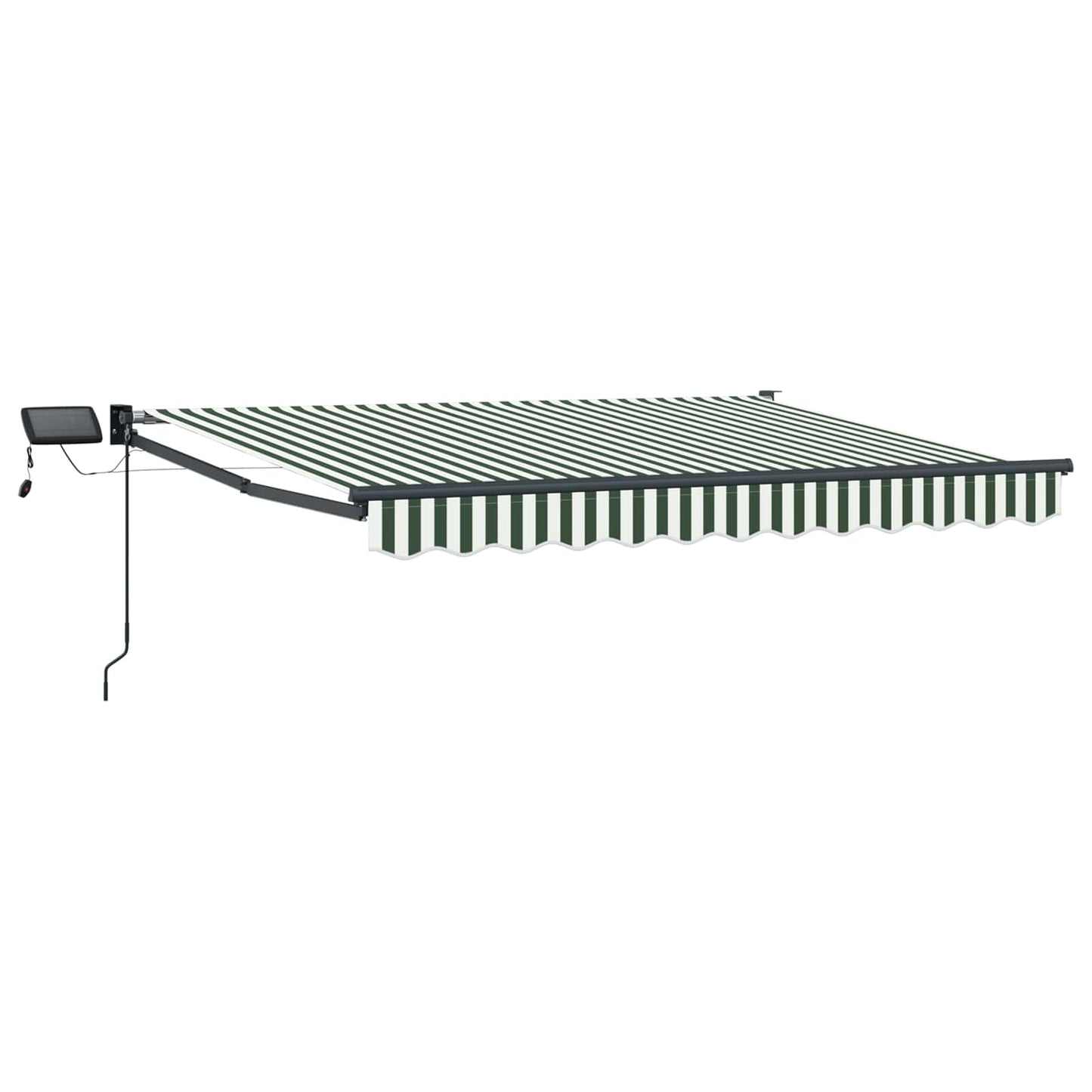 Manuelle Gelenkarmmarkise mit LEDs 3 x 2,5 m