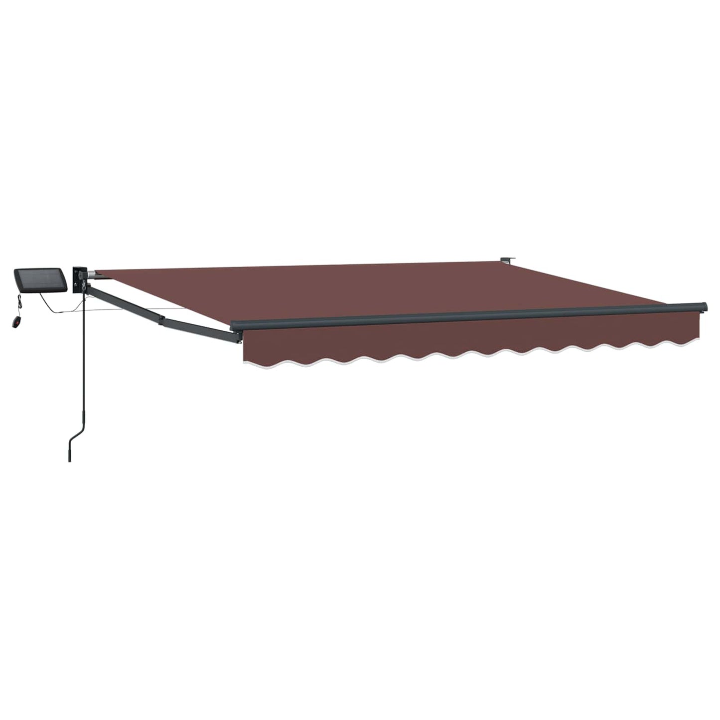 Manuelle Gelenkarmmarkise mit LEDs 3,5 x 2,5 m