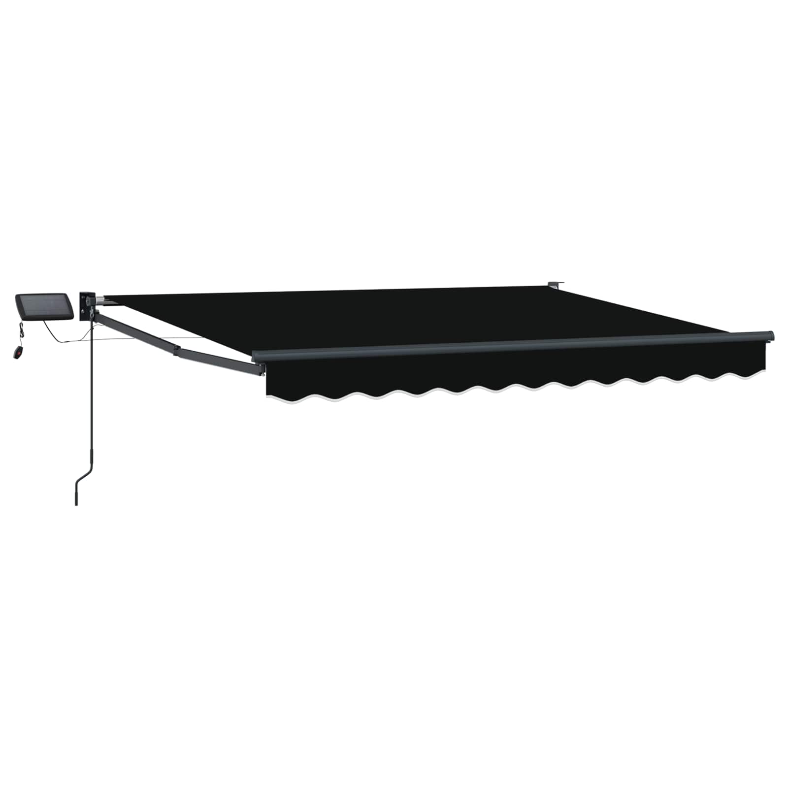Manuelle Gelenkarmmarkise mit LEDs 3,5 x 2,5 m