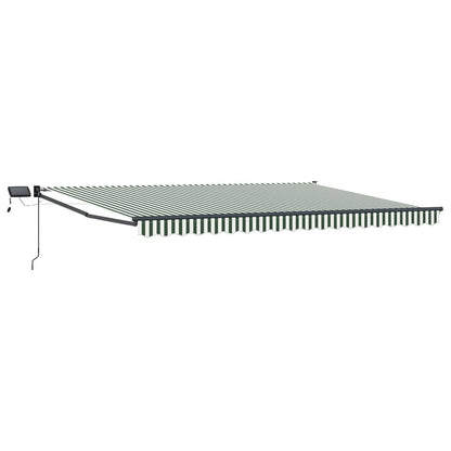 Manuelle Gelenkarmmarkise mit LEDs 4,5 × 3 m