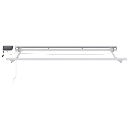 Manueller Markisenrahmen mit LEDs 3 x 2,5 m