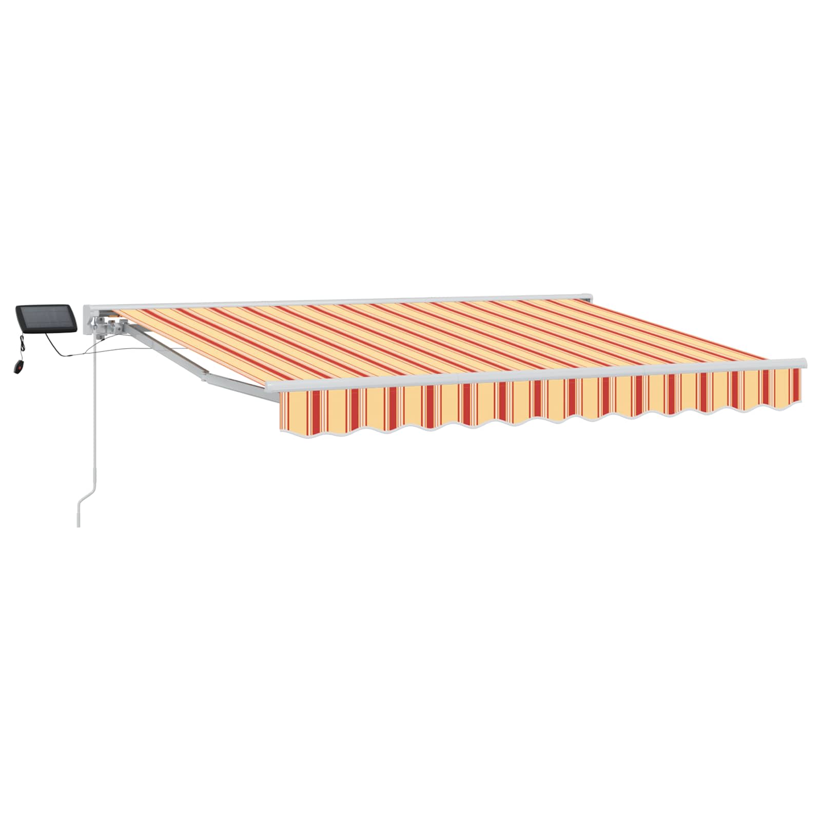 Manueller Markisenrahmen mit LEDs 3 x 2,5 m