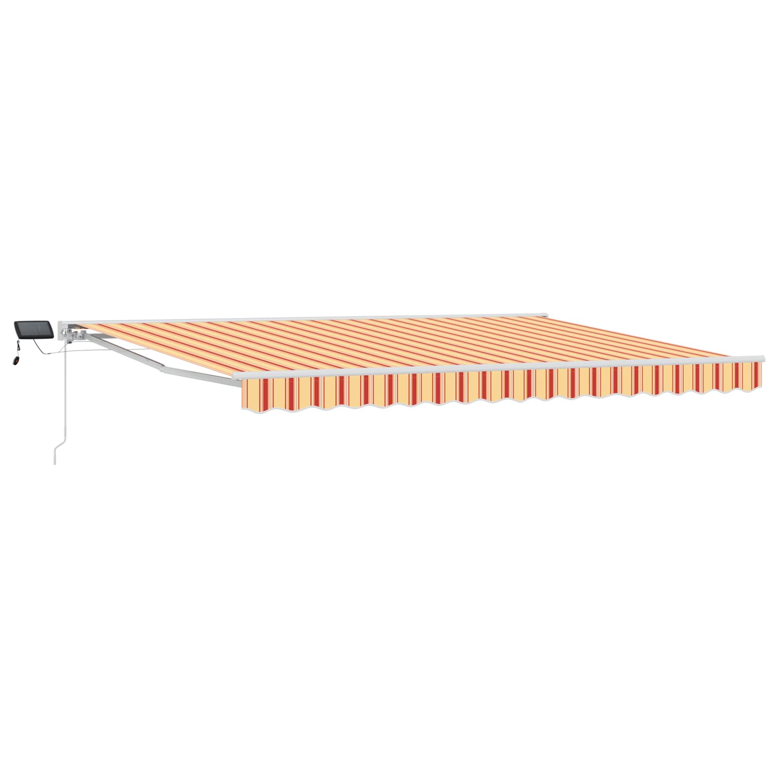 Manueller Markisenrahmen mit LEDs 5 x 3,5 m