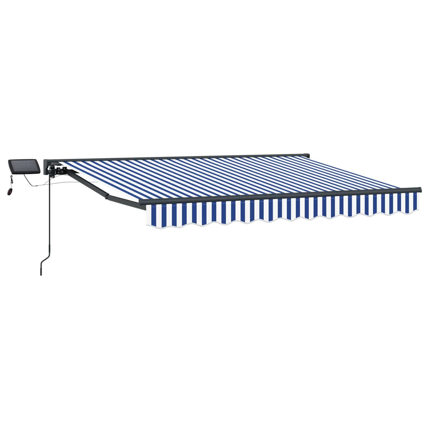 Manueller Markisenrahmen mit LEDs 2,5 x 2 m