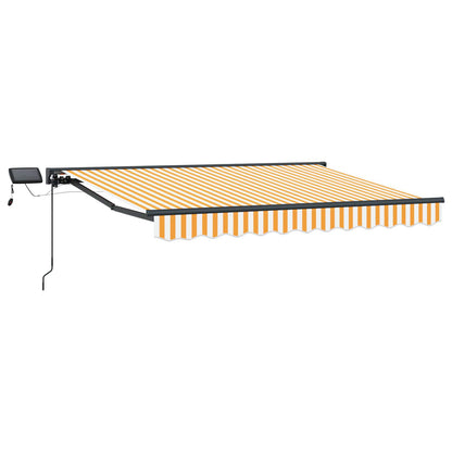 Manueller Markisenrahmen mit LEDs 3,5 x 2 m
