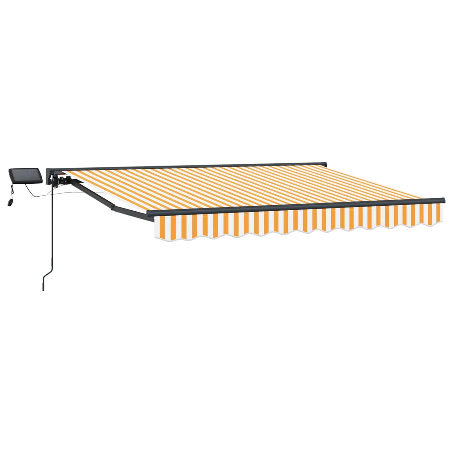 Manueller Markisenrahmen mit LEDs 3 x 2,5 m