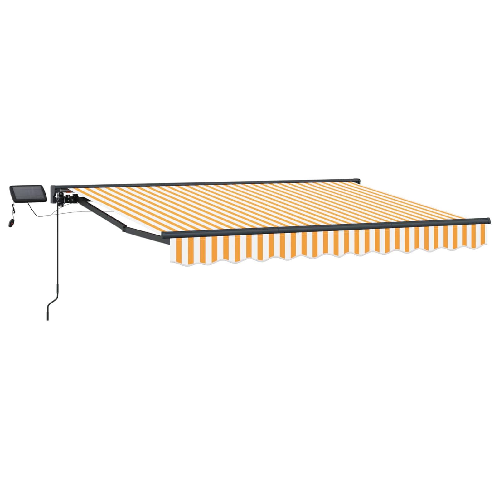 Manueller Markisenrahmen mit LEDs 3 x 2,5 m