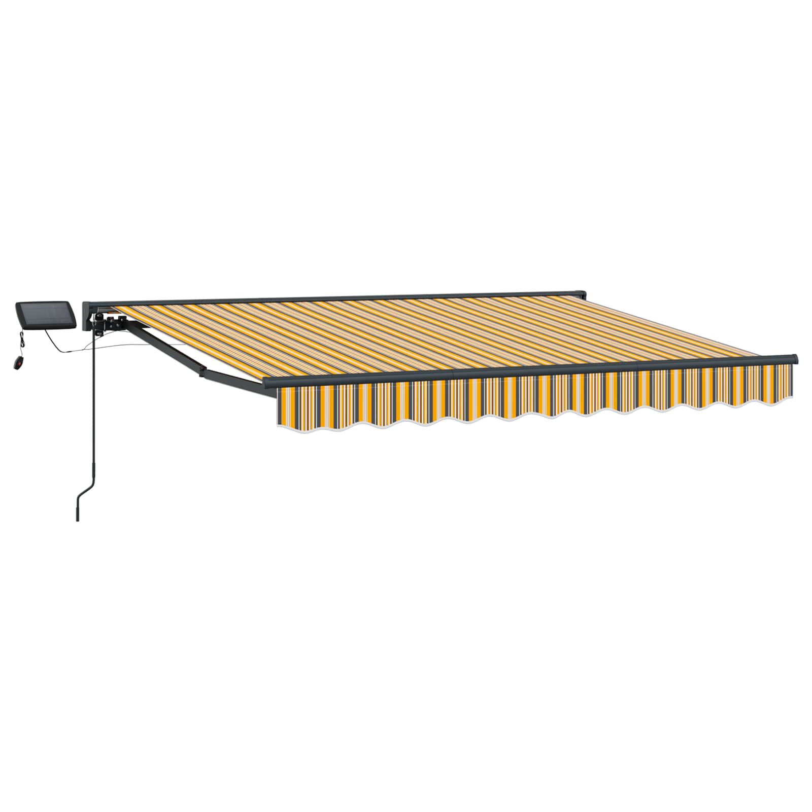 Gelb, Grau, Anthrazit 3 x 2,5 m Polyester mit PU-Beschichtung