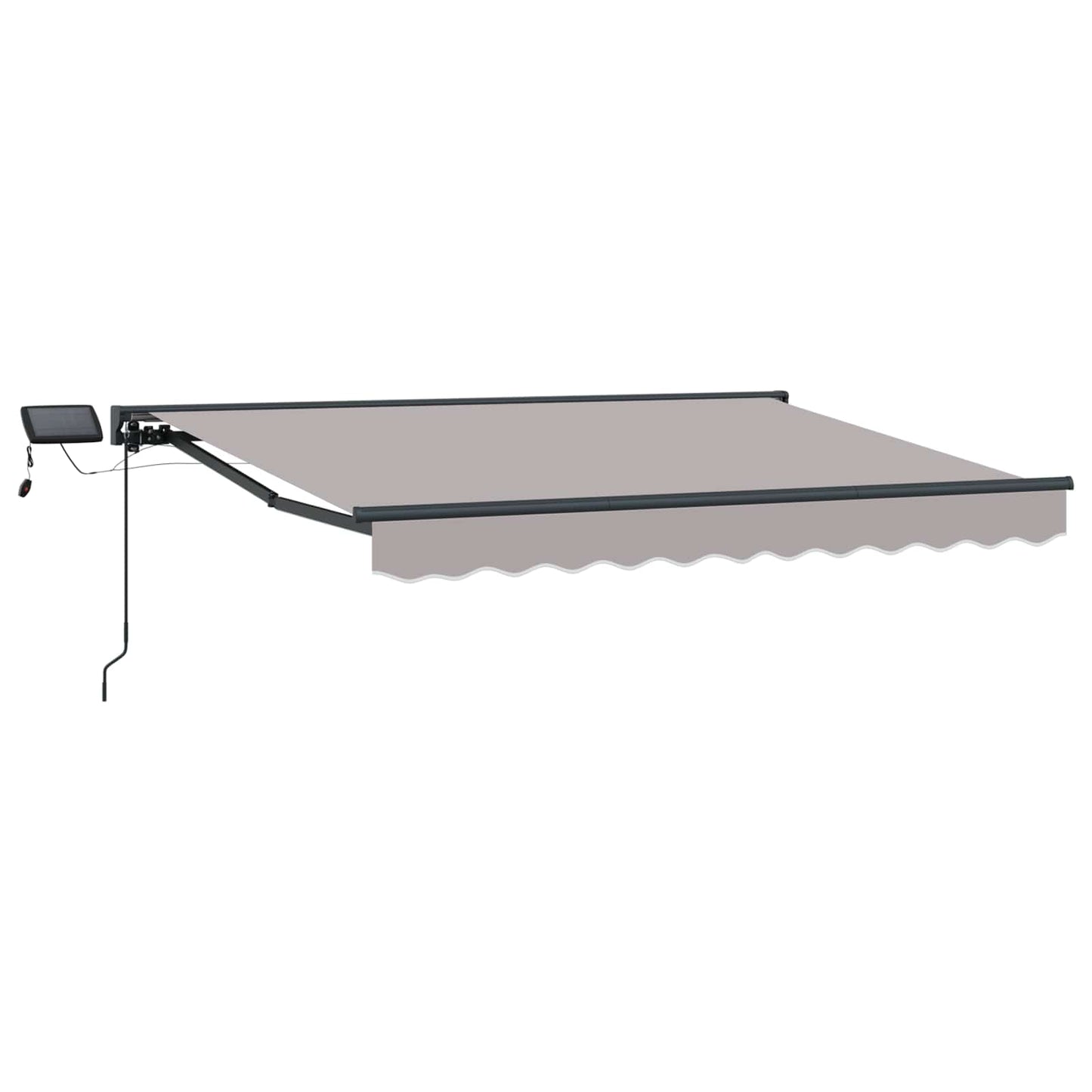 Manueller Markisenrahmen mit LEDs 3 x 2,5 m