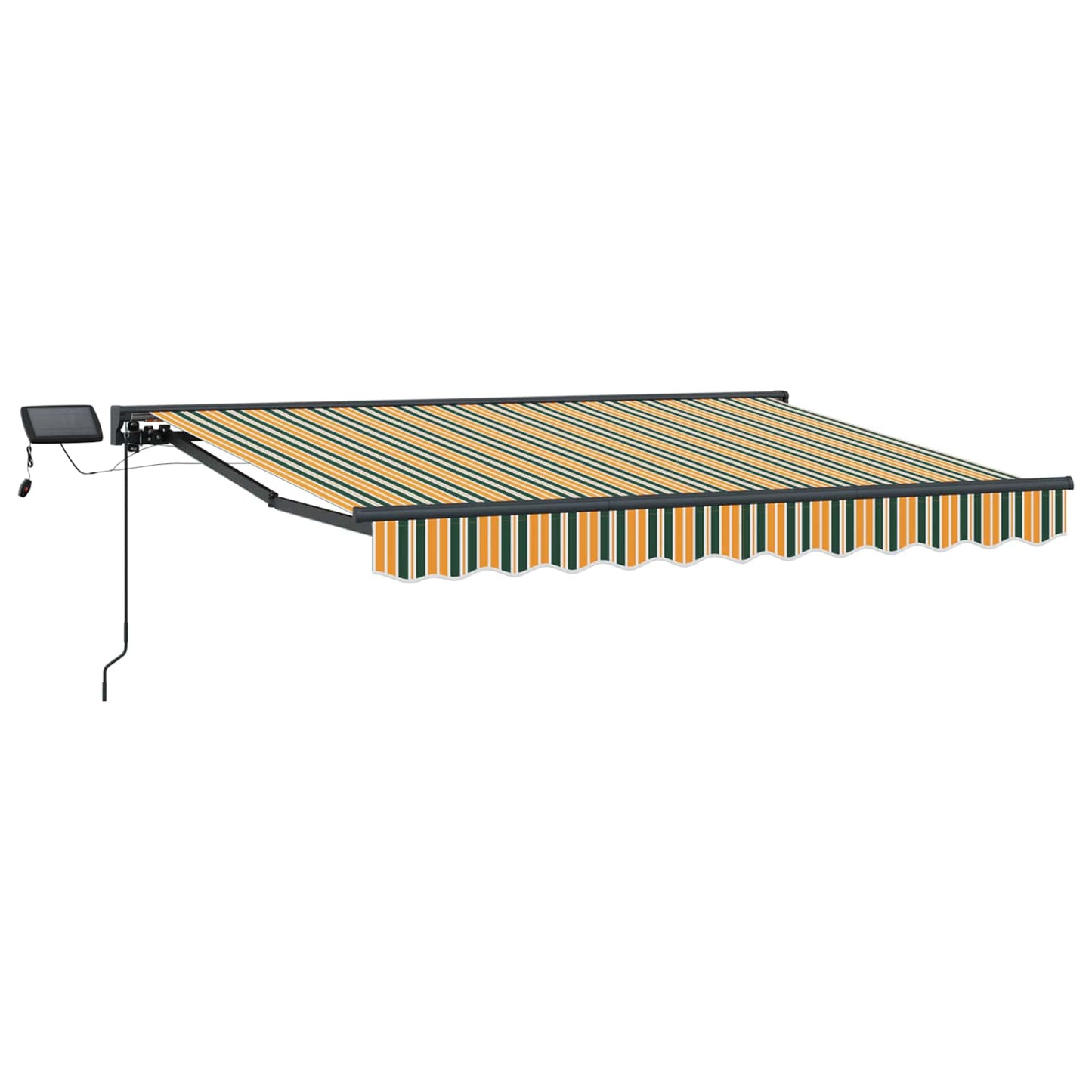 Manueller Markisenrahmen mit LEDs 3 x 2,5 m