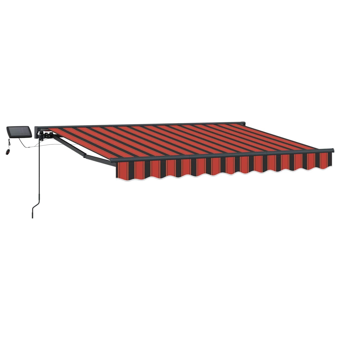 Manueller Markisenrahmen mit LEDs 3,5 x 2,5 m