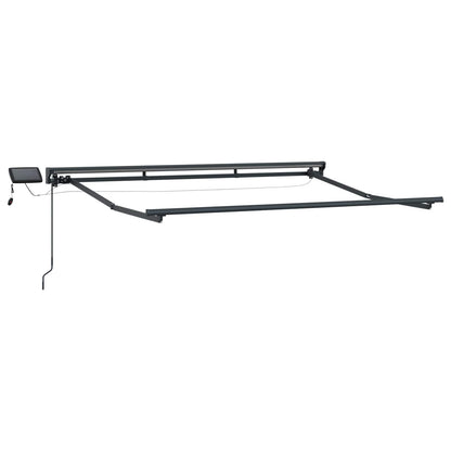 Manueller Markisenrahmen mit LEDs 3,5 x 2,5 m