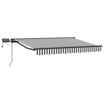 Anthrazit und Weiß 3,5 x 2,5 m Polyester mit PU-Beschichtung