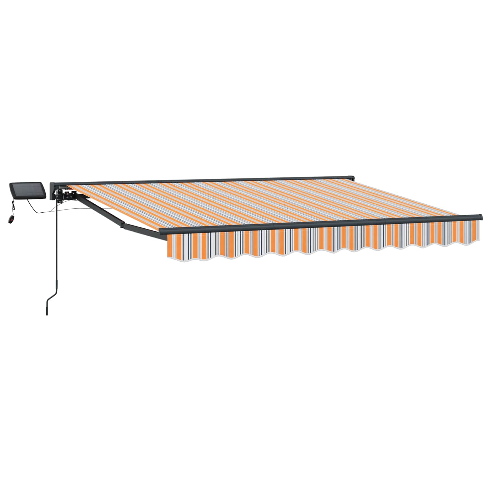 Blau, Orange, Anthrazit 3,5 x 2,5 m