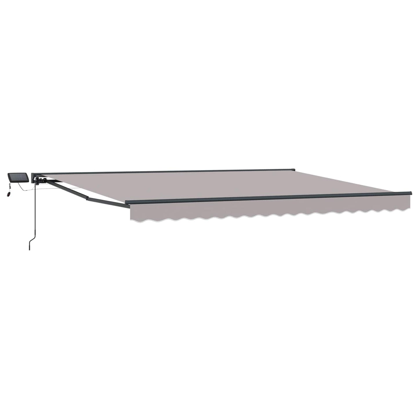 Manueller Markisenrahmen mit LEDs 4 × 3,5 m