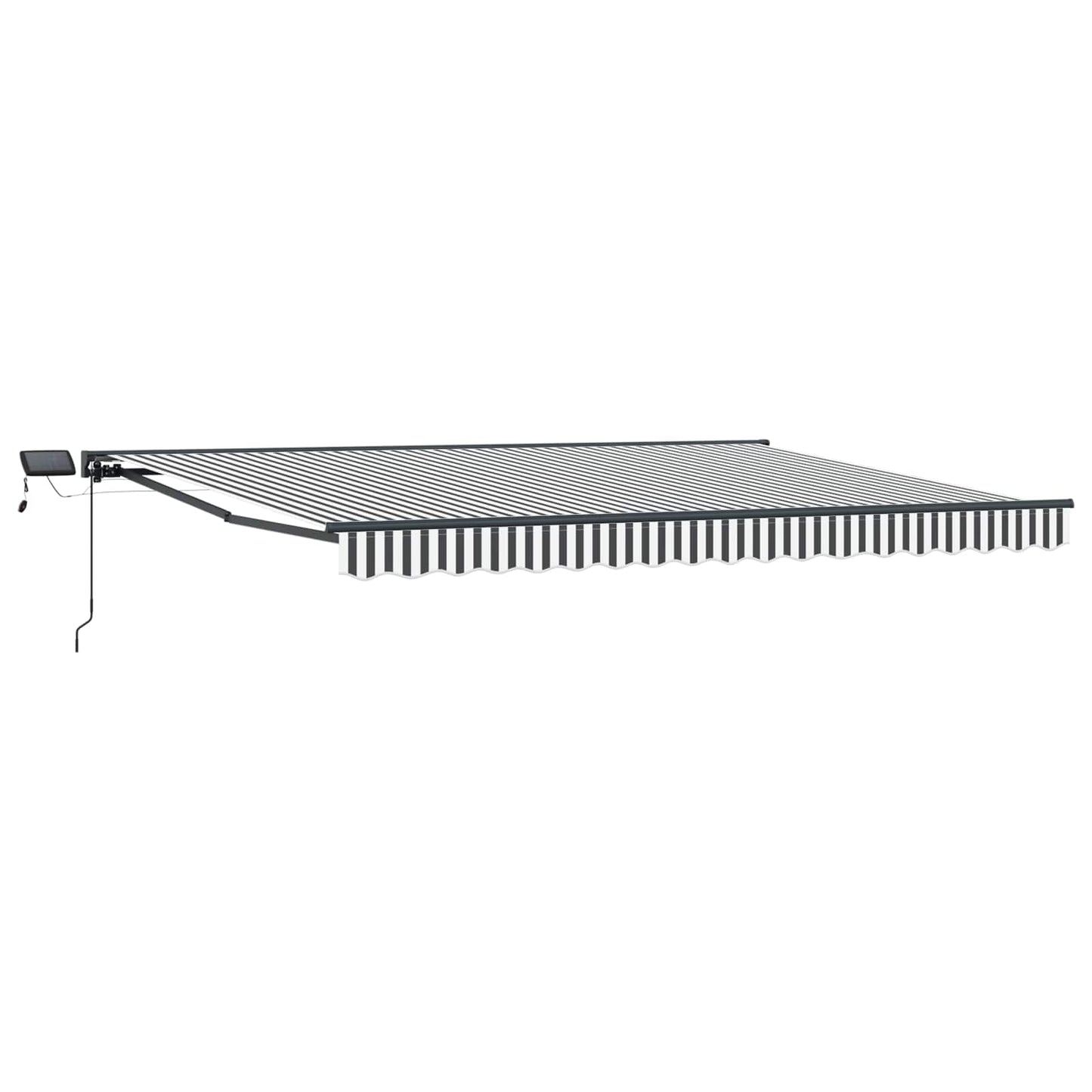 Manueller Markisenrahmen mit LEDs 4,5 x 3,5 m