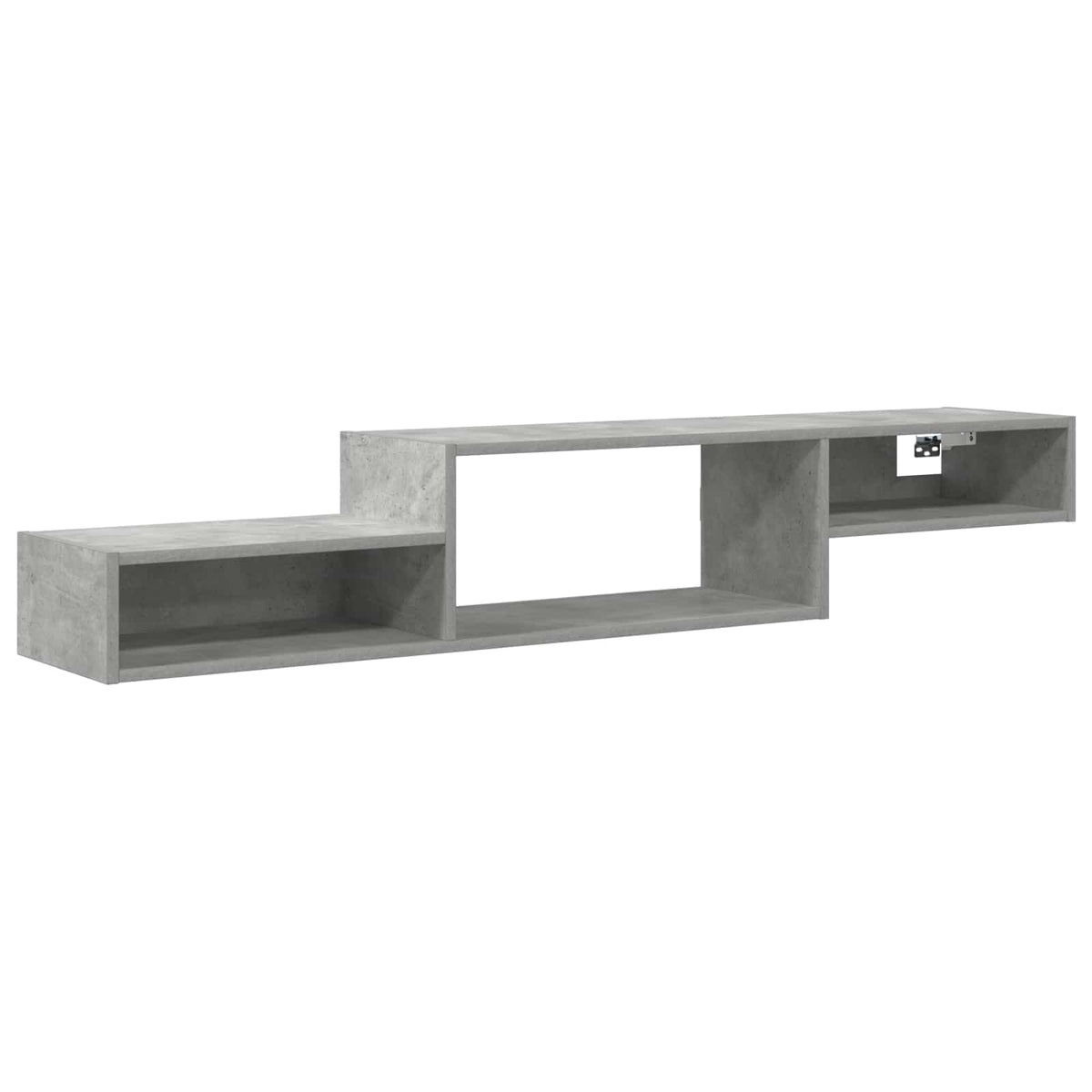 Wandmontierter TV-Schrank Wandhalterung Betongrau