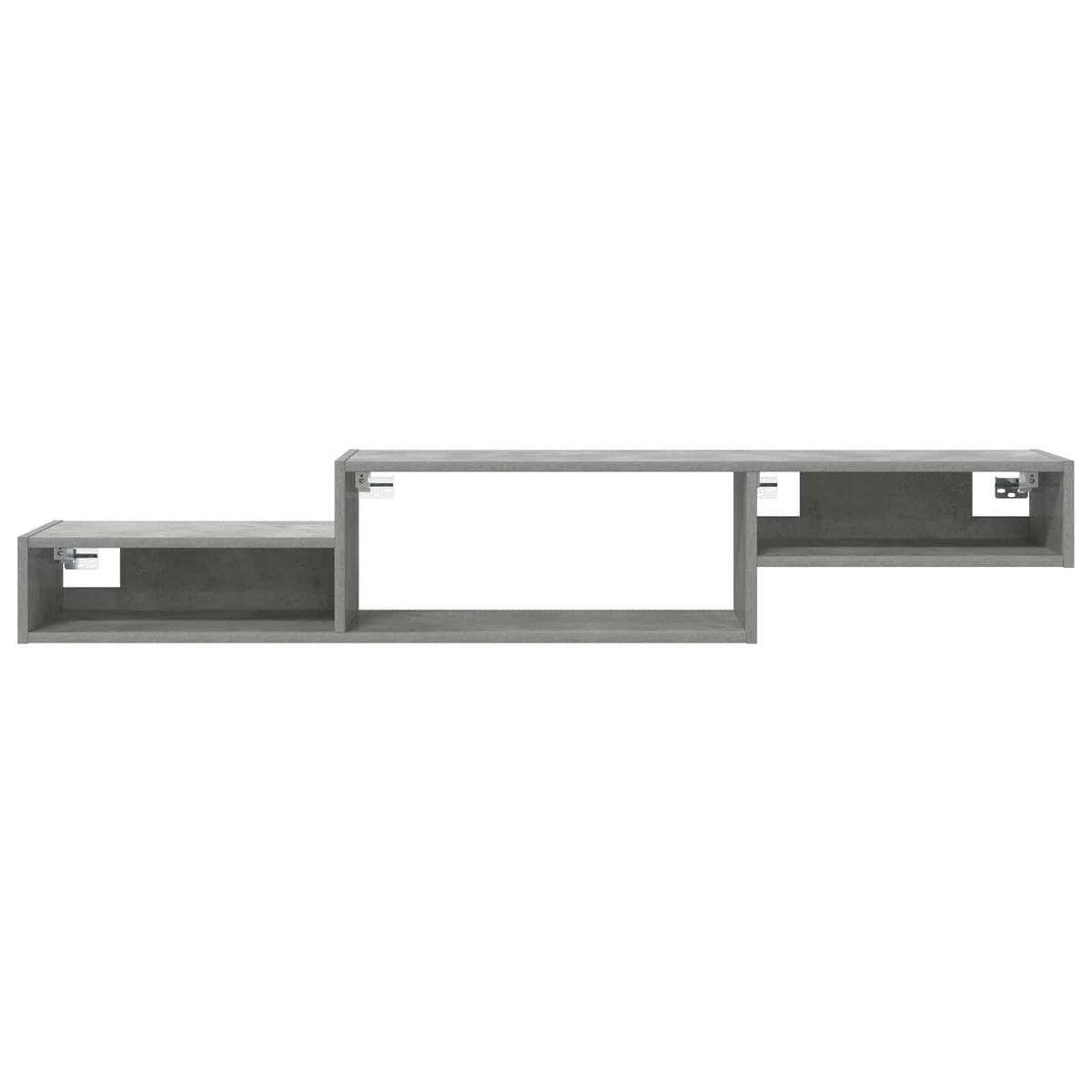 Wandmontierter TV-Schrank Wandhalterung Betongrau