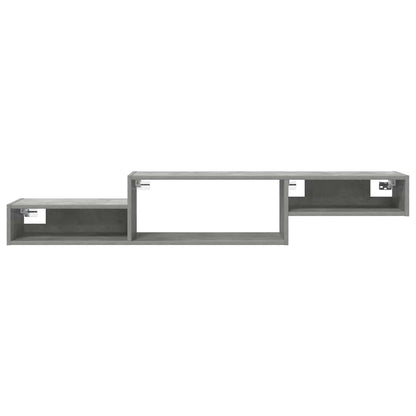 Wandmontierter TV-Schrank Wandhalterung Betongrau