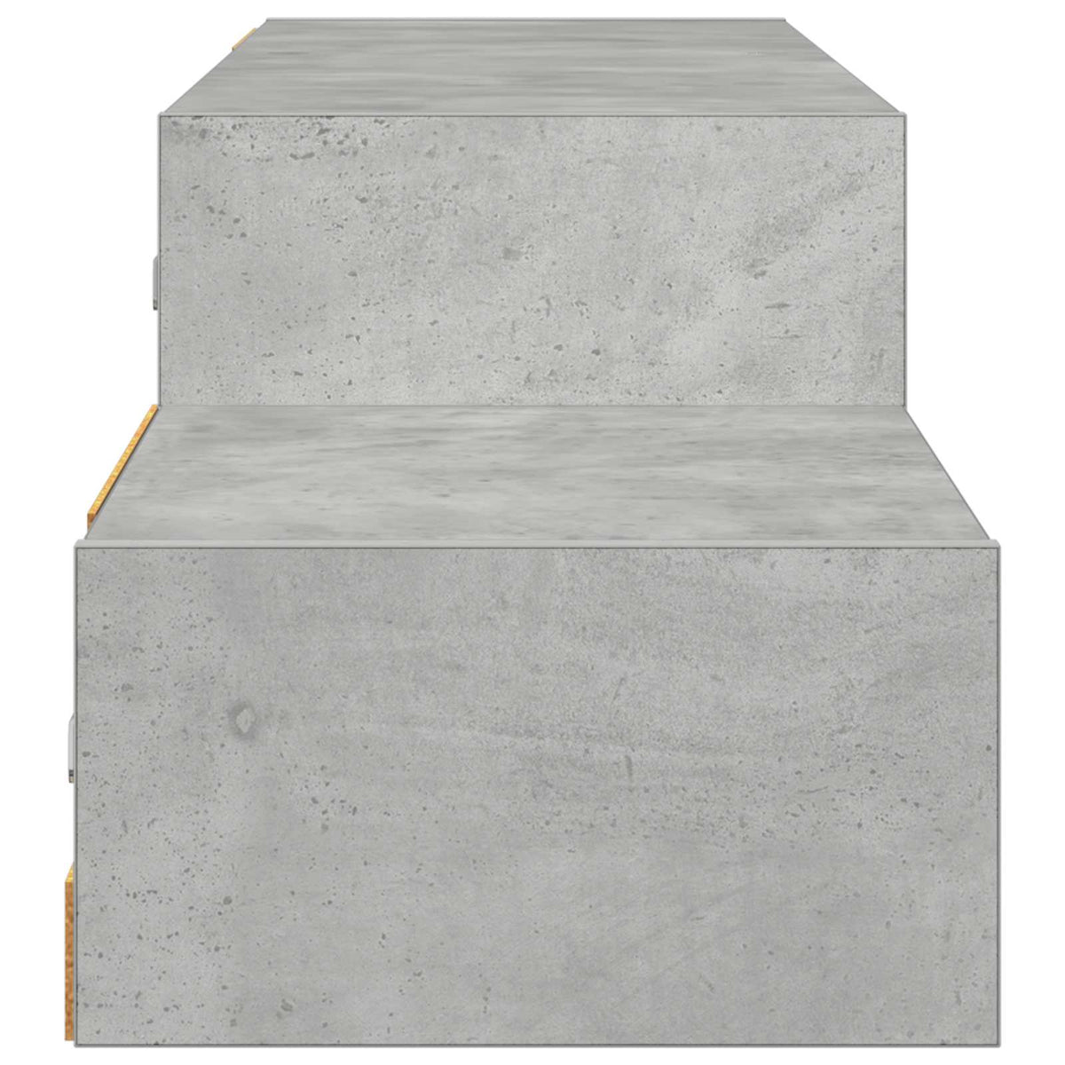 Wandmontierter TV-Schrank Wandhalterung Betongrau