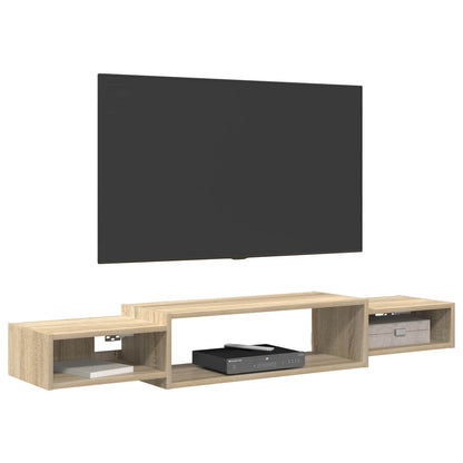 Wandmontierter TV-Schrank Wandhalterung Sonoma-Eiche