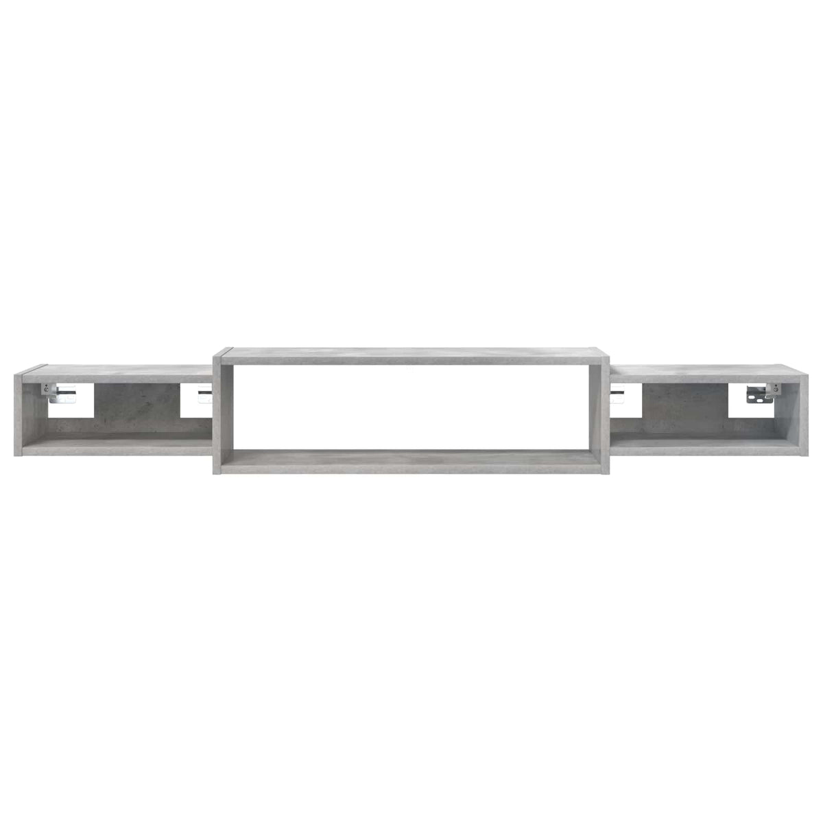 Wandmontierter TV-Schrank Wandhalterung Betongrau