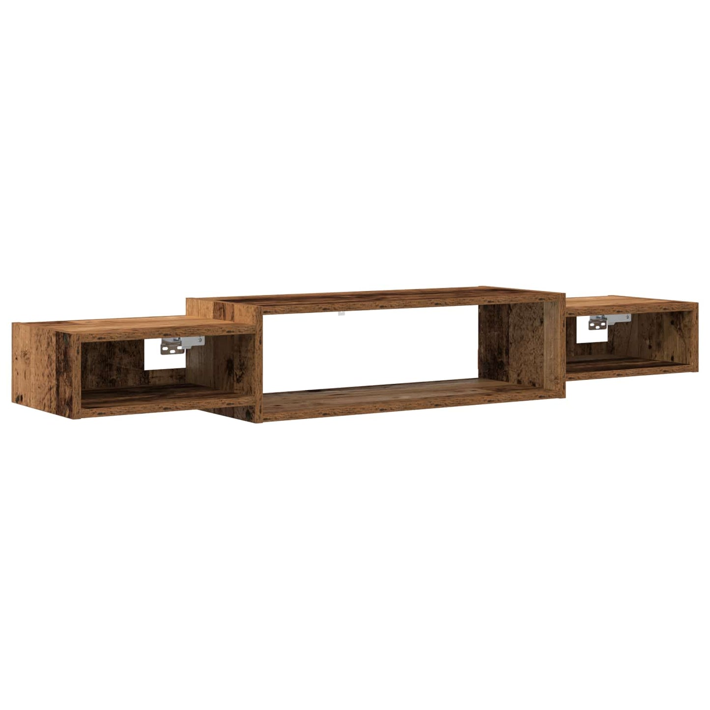 Wandmontierter TV-Schrank Wandhalterung Altholz