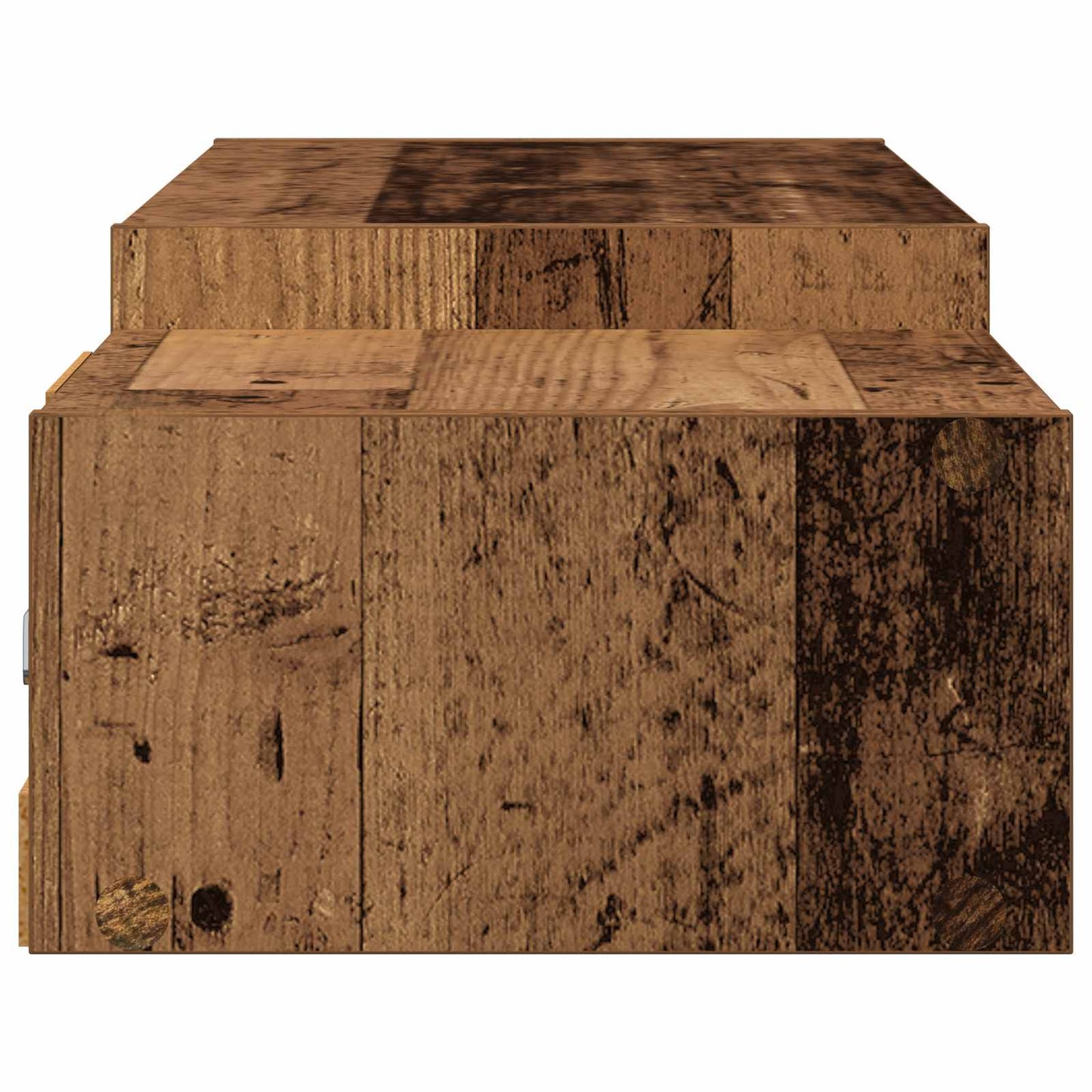 Wandmontierter TV-Schrank Wandhalterung Altholz